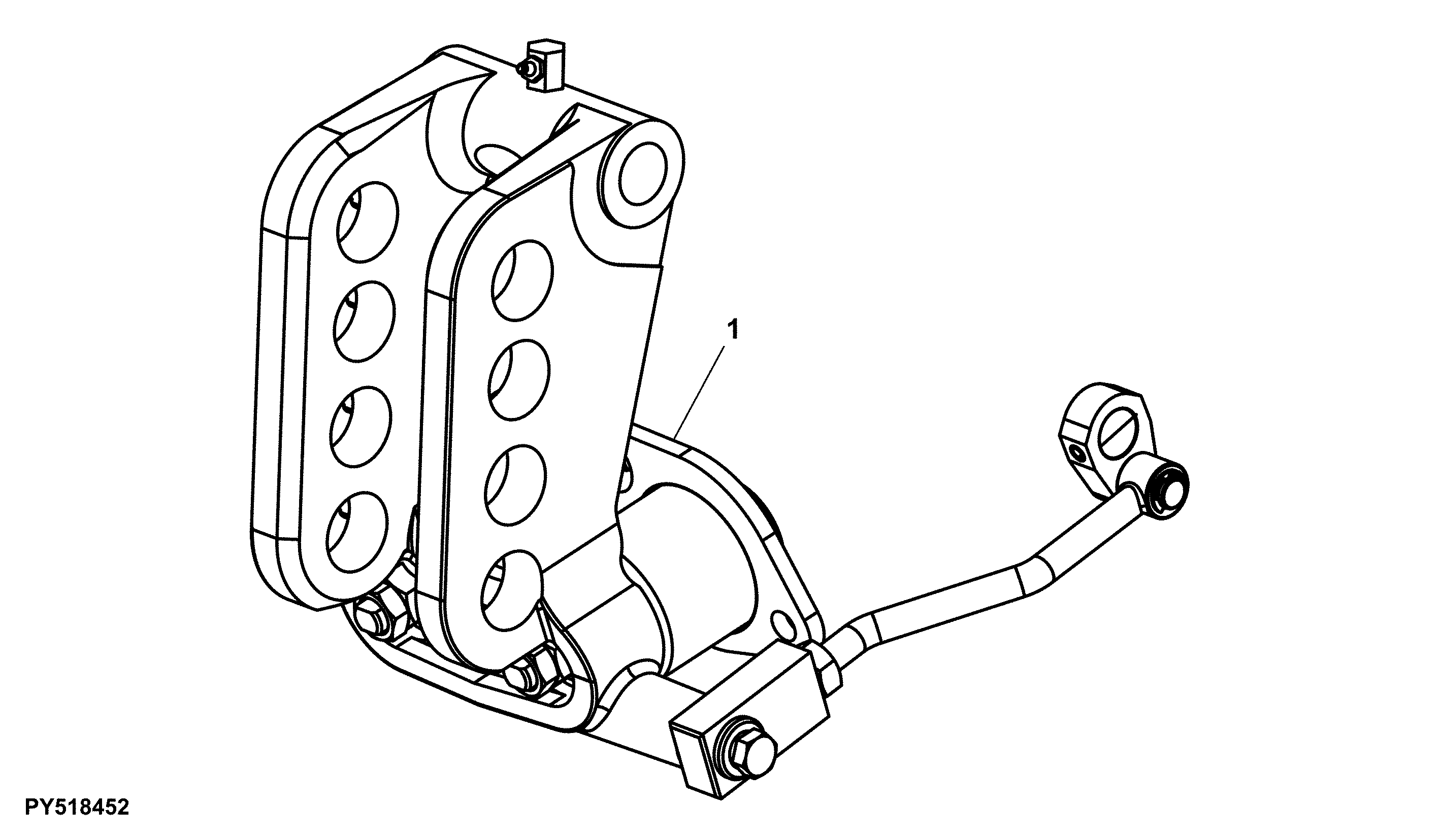 Hitch Draft Sensing Bracket Kit