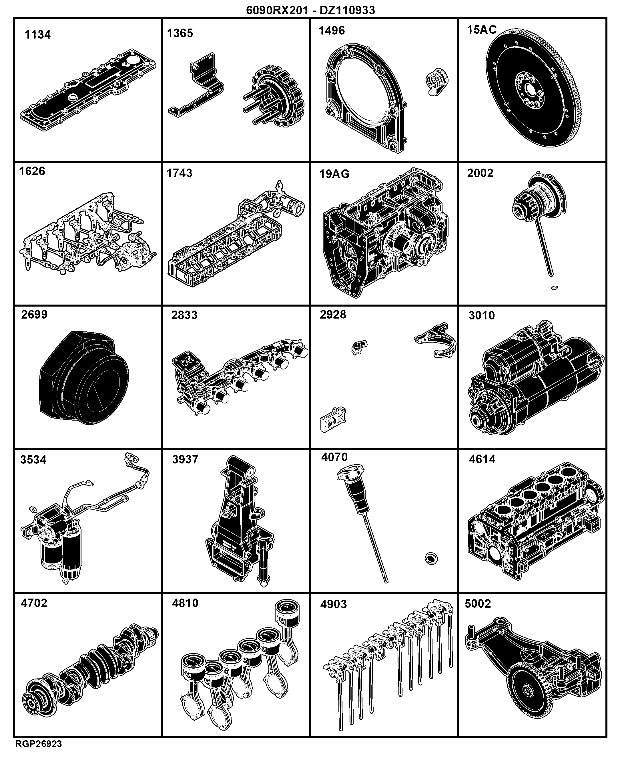 E13 Engine 6090RX201-DZ110933-ETN188192