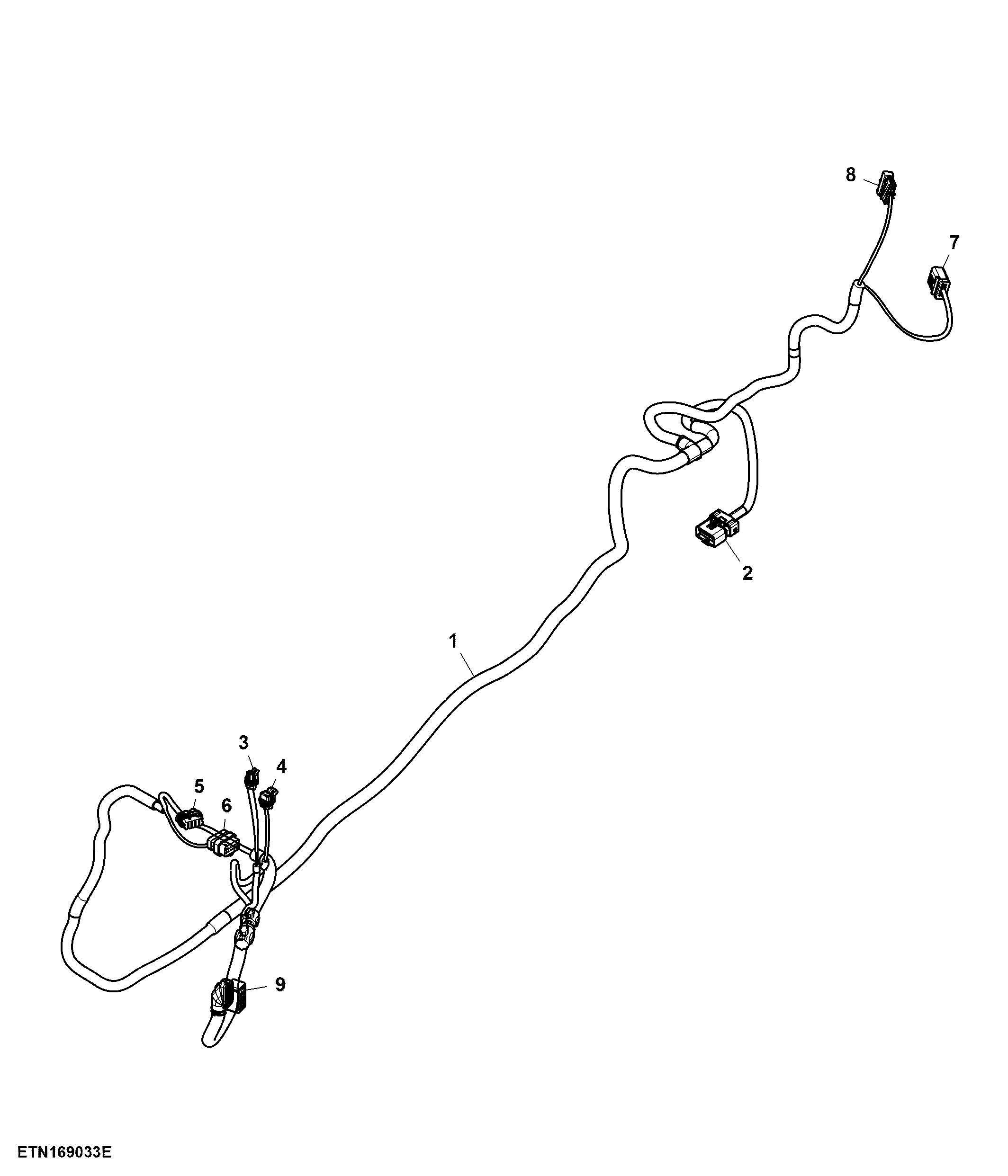 Wiring Harness, Midstack SCV, W/O Front Hitch (2/2)