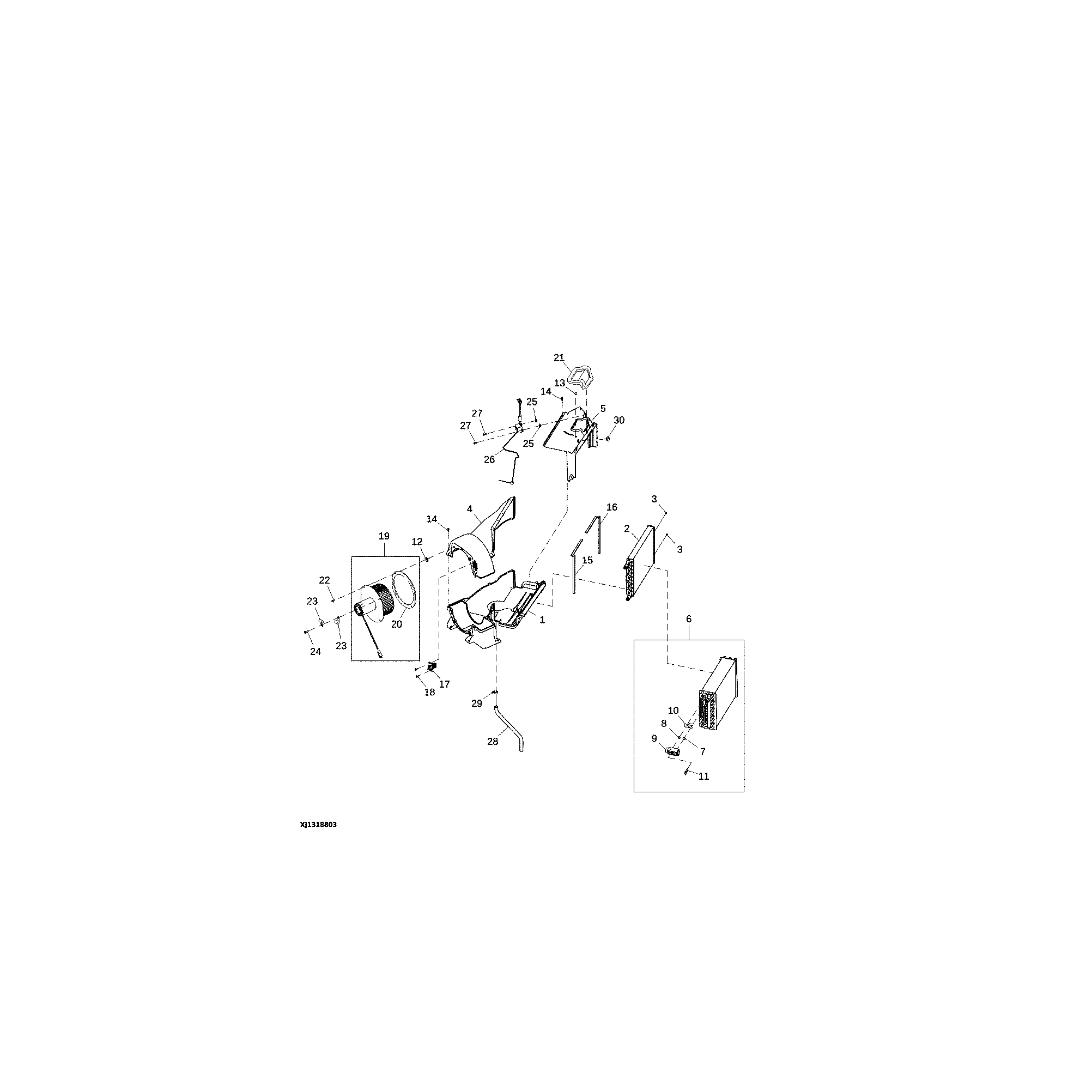 Heating and Air Conditioning Module Components (412595 - )