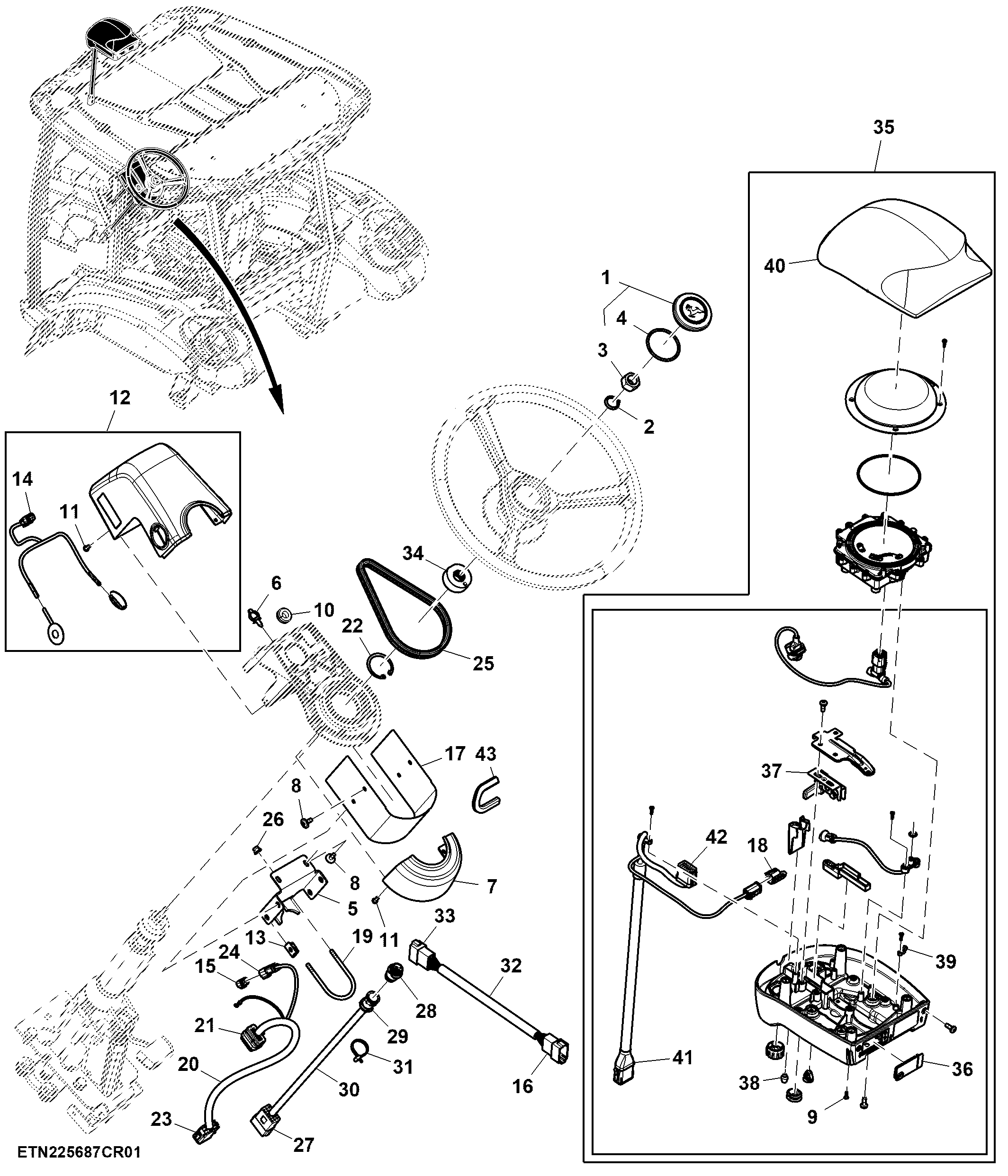 Steering Control, W/ Position Receiver, AutoTrac™