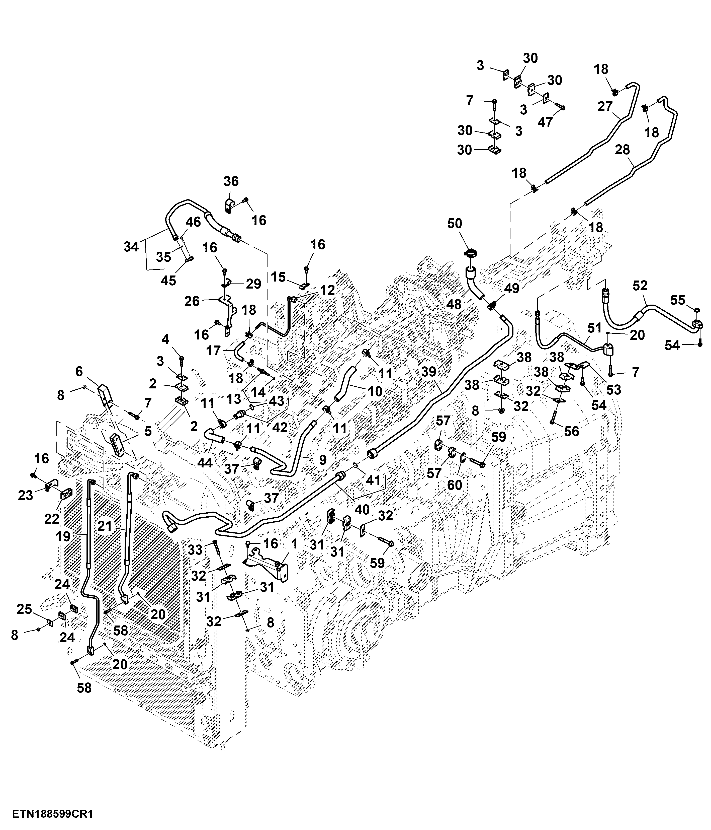 Line, Front Line Bundle, T2 Engine (2/2) (200001 - )