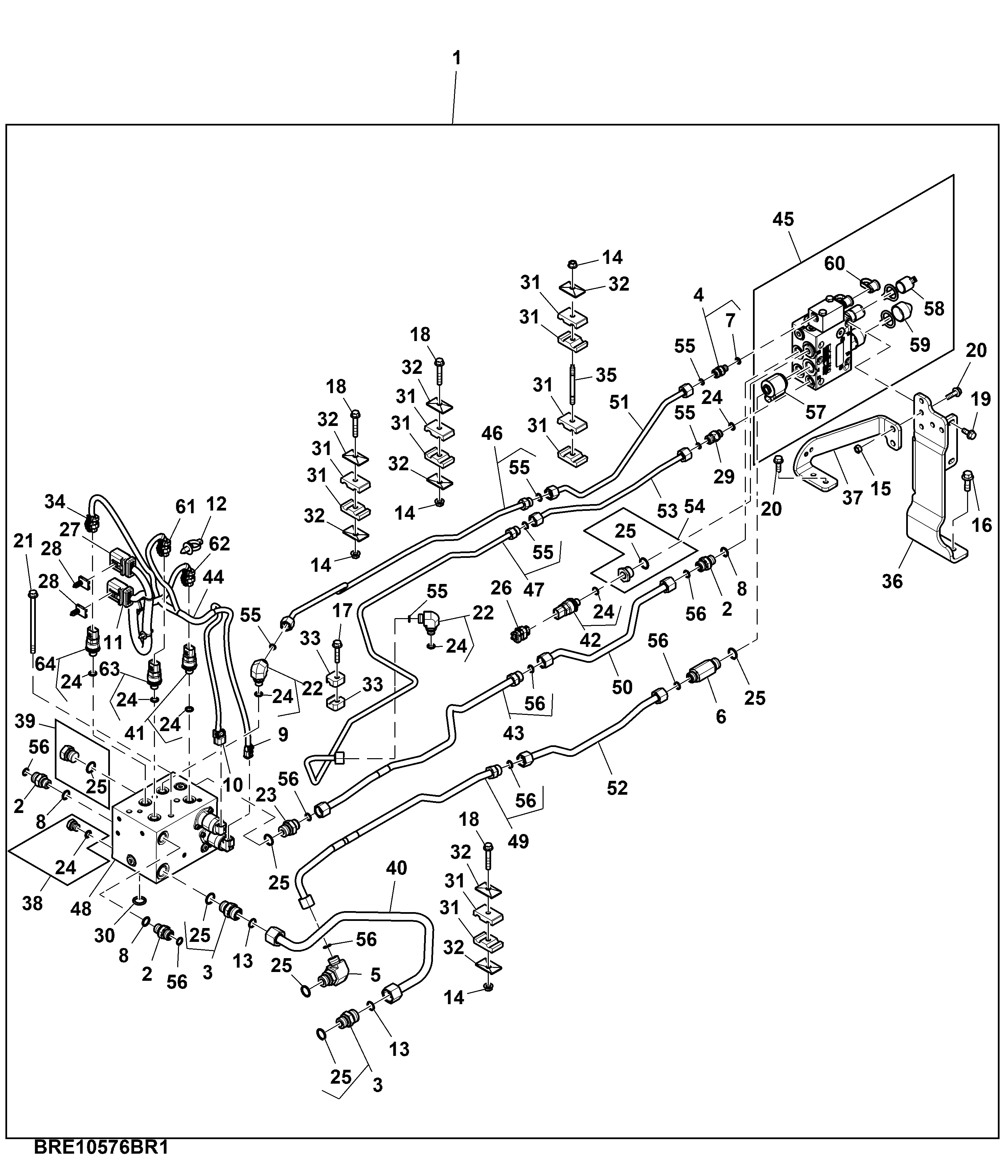 Hydraulic Trailer Brake Kit, (Not for EU/EAEU) (804001 - )