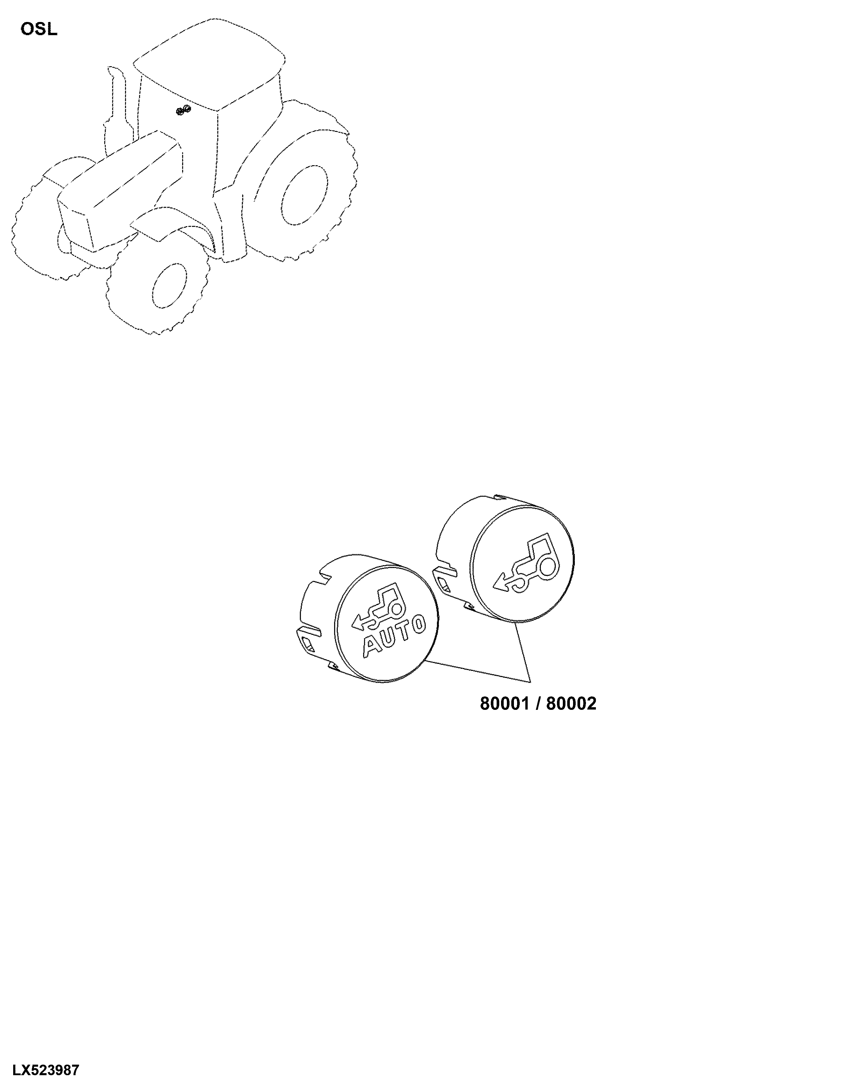 OSL Mechanical Front Wheel Drive Controls
