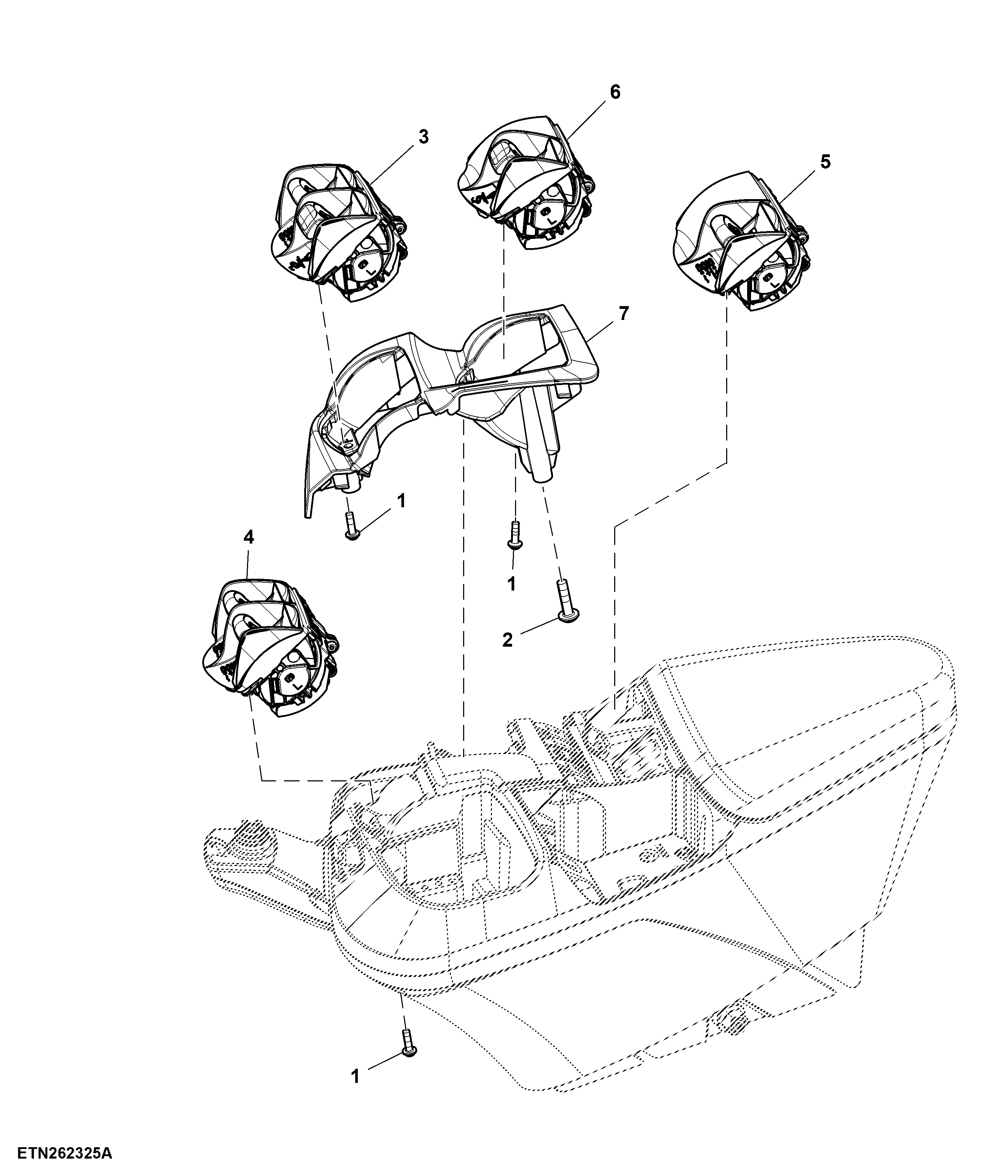 Control, 4 Rear SCV, W/O Front Hydraulic Coupler, W/ Front Hitch, W/ CommandARM™, W/ CommandPRO™
