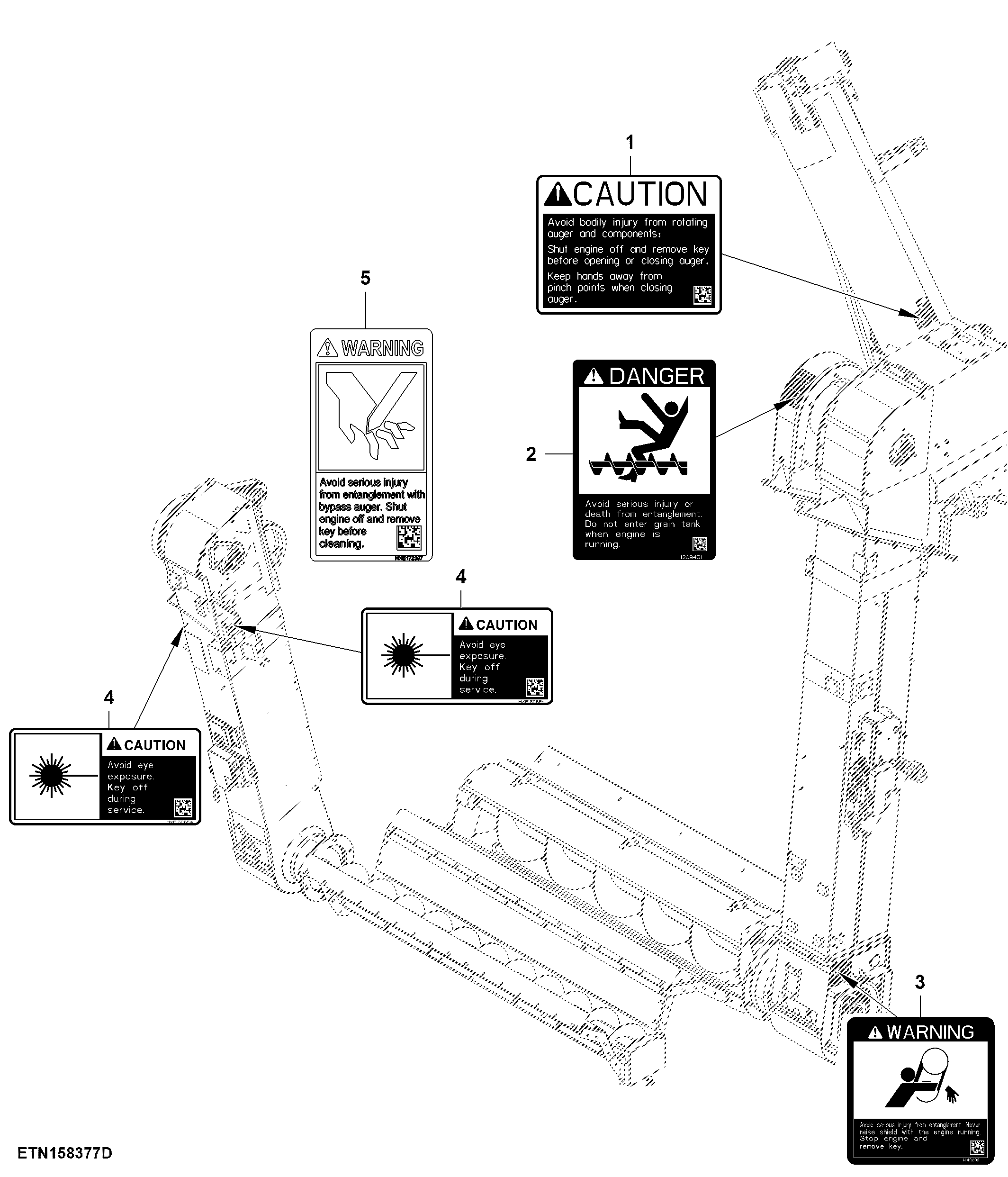 Elevator Decals W/ Text