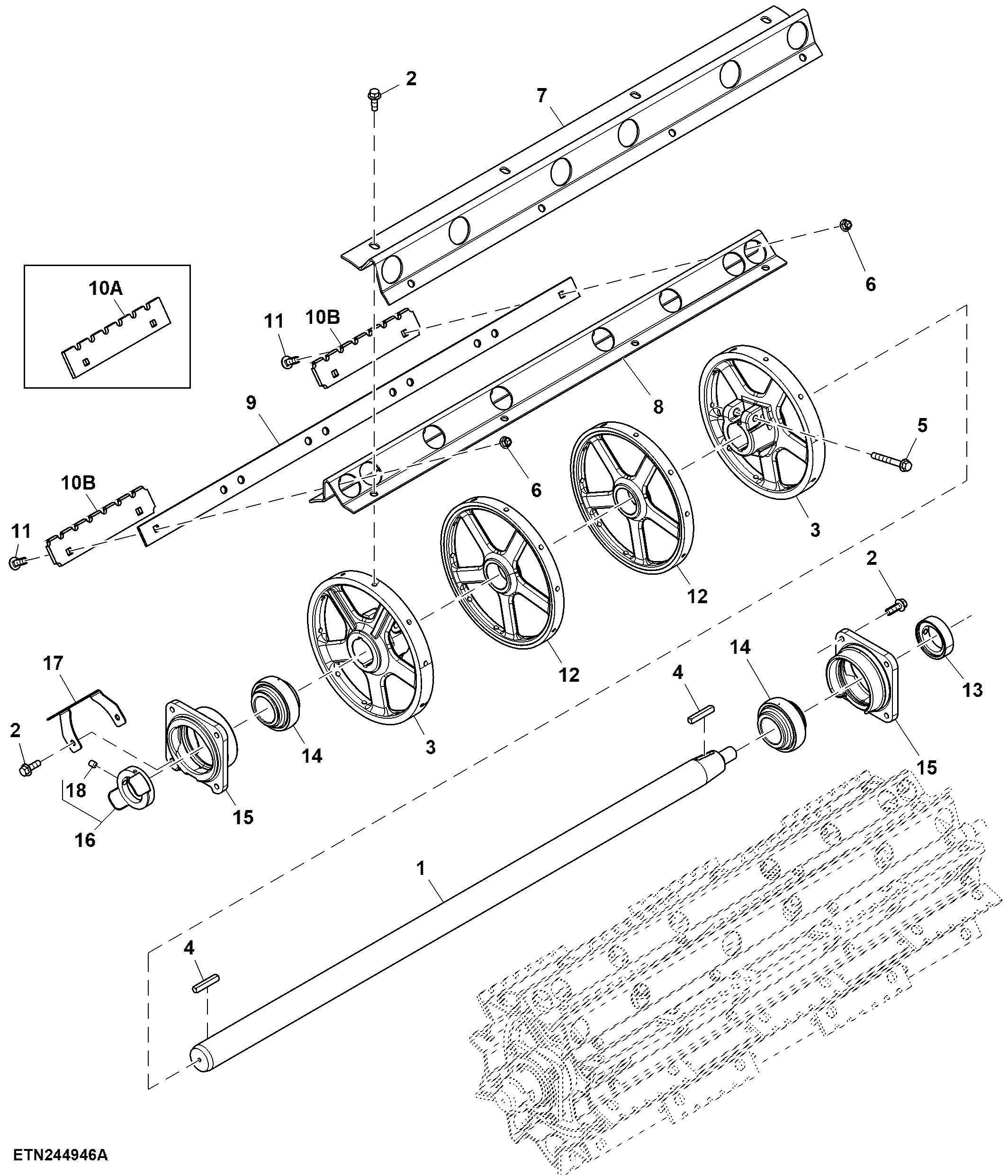 Feed Accelerator Stone Trap Drive Beater, Corn / Grain