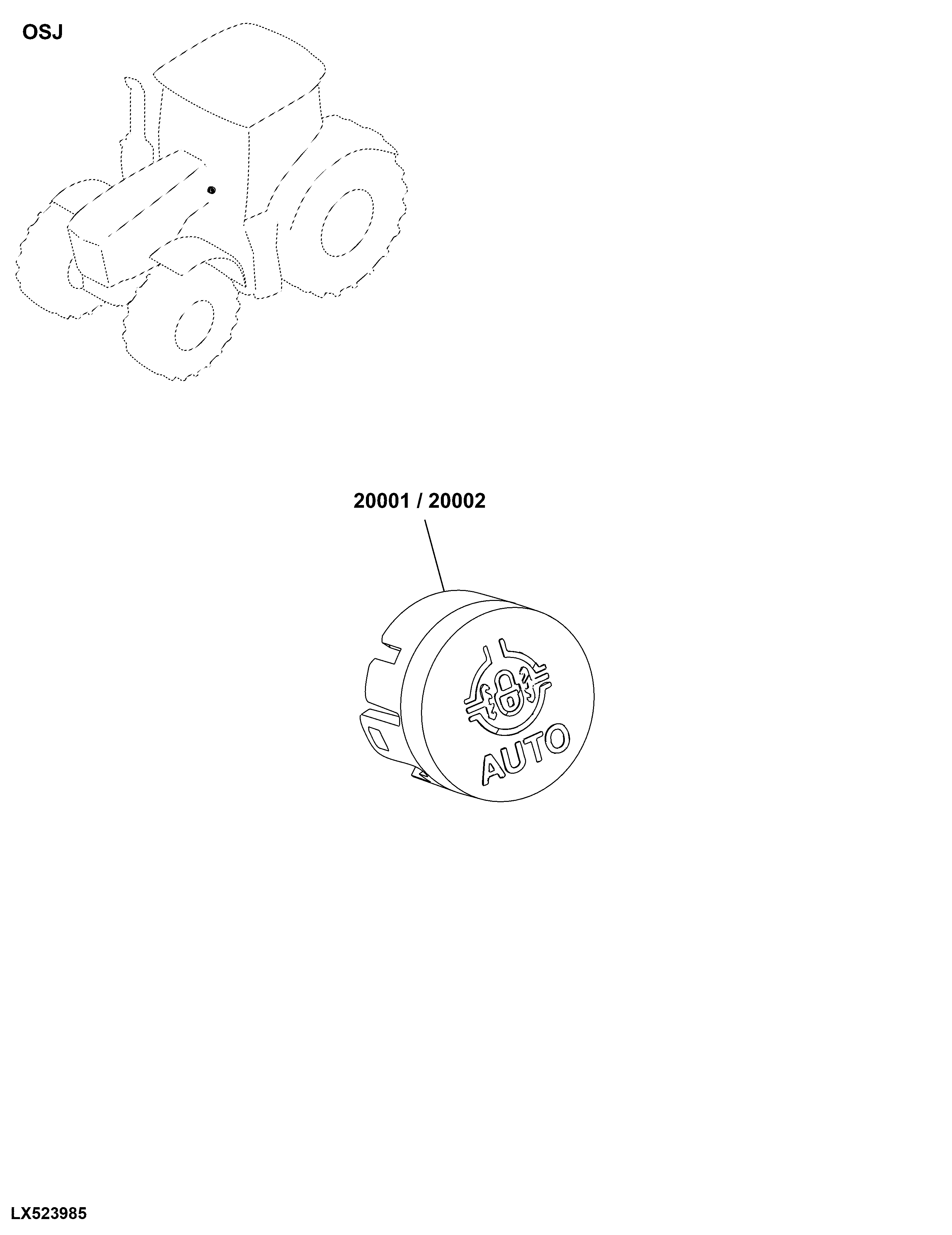 OSJ Rear Differential Lock Controls