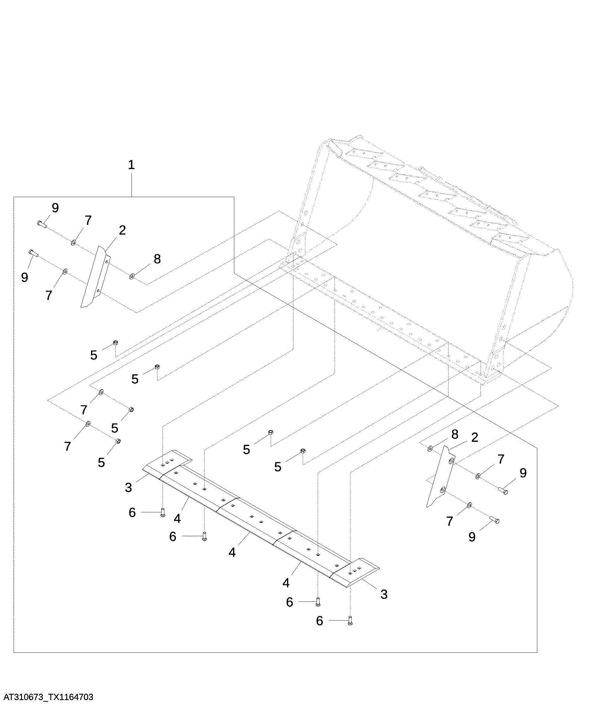Auxiliary Heavy Duty Cutting Edge Conversion Kit