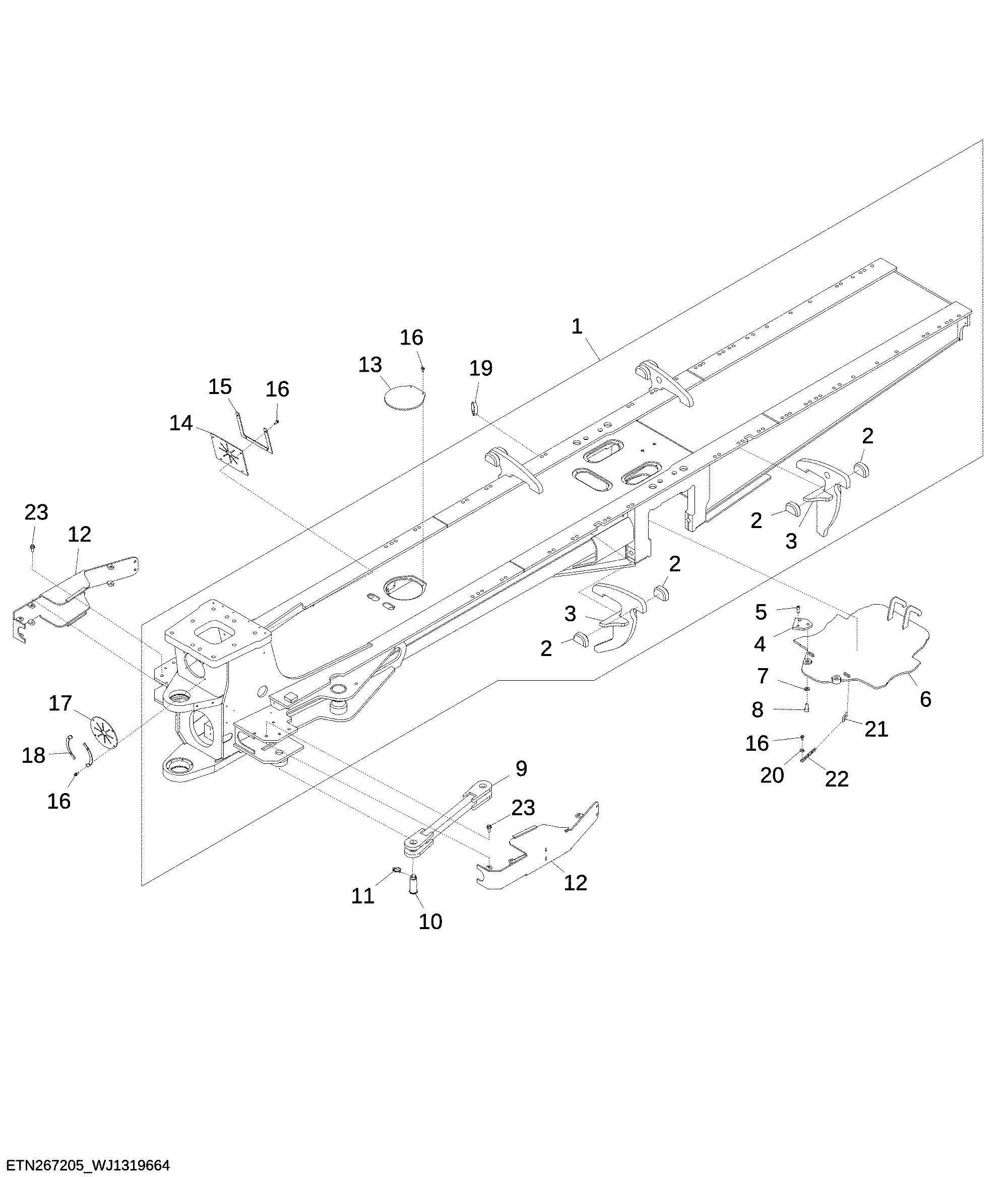 Covers and Shields, Long Frame, Rear, CF7, CF7H