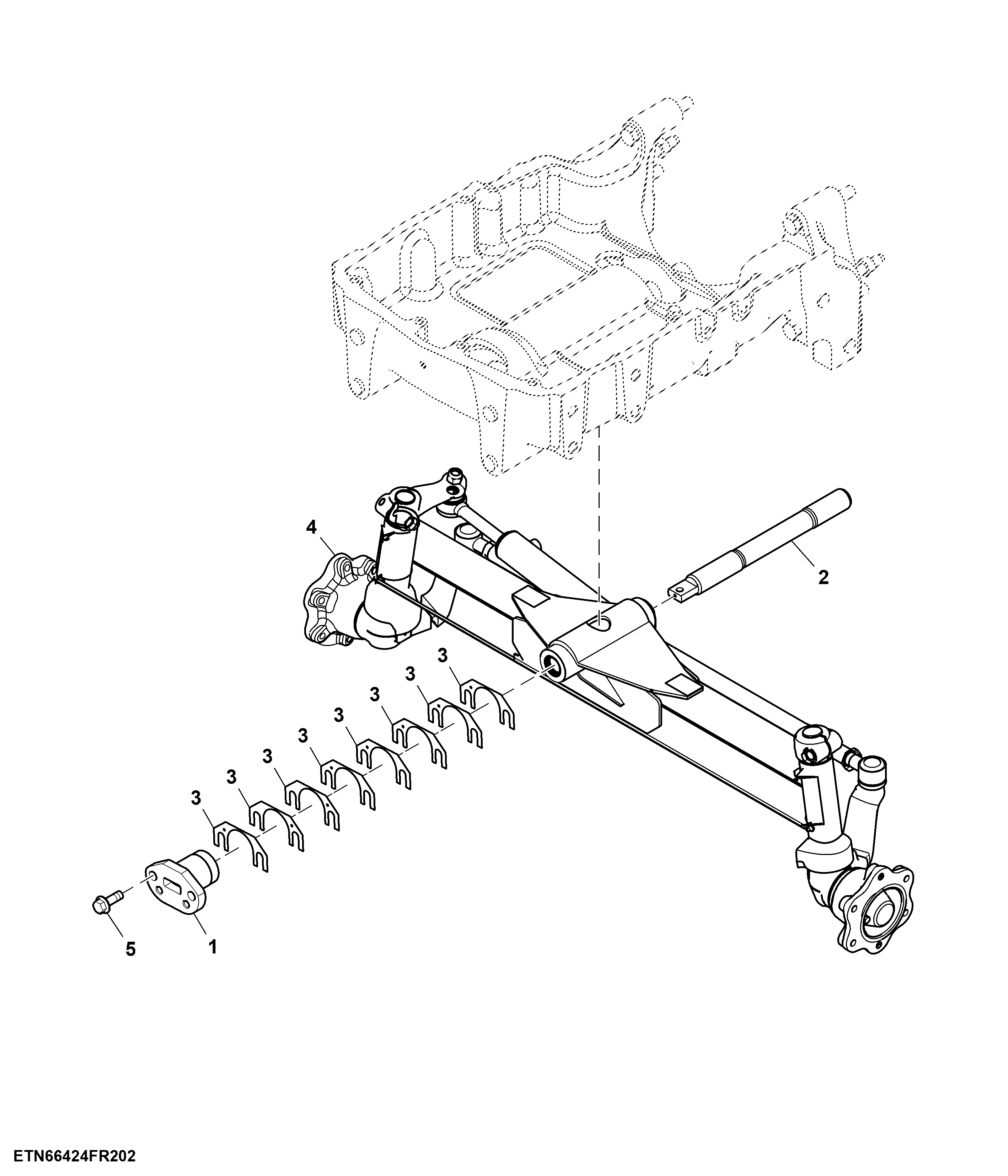 Mounting Parts, Power Steering, 2WD, Non Adjustable