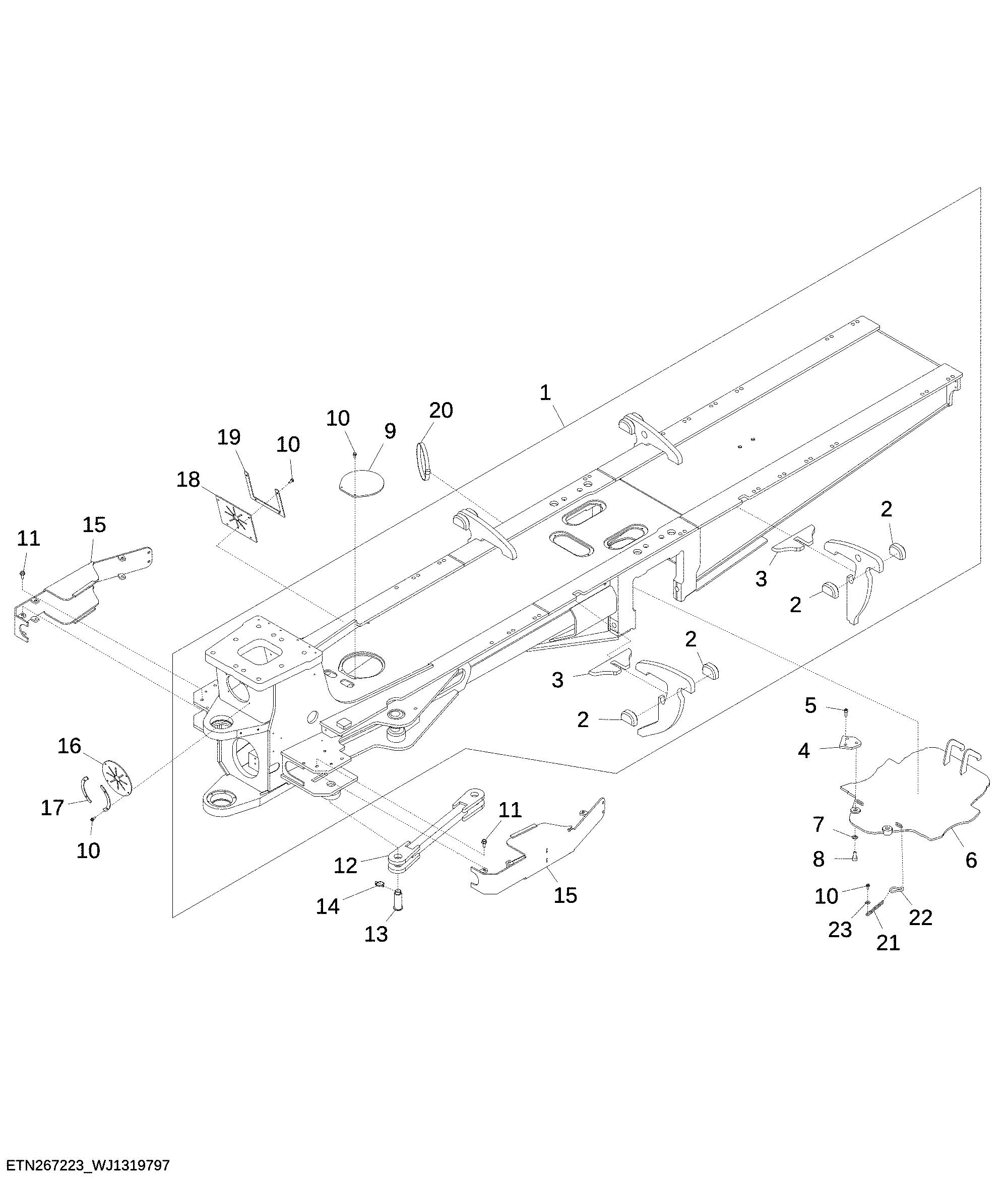 Covers and Shields, Extra Short Frame, Rear, CF7 (004465 - )