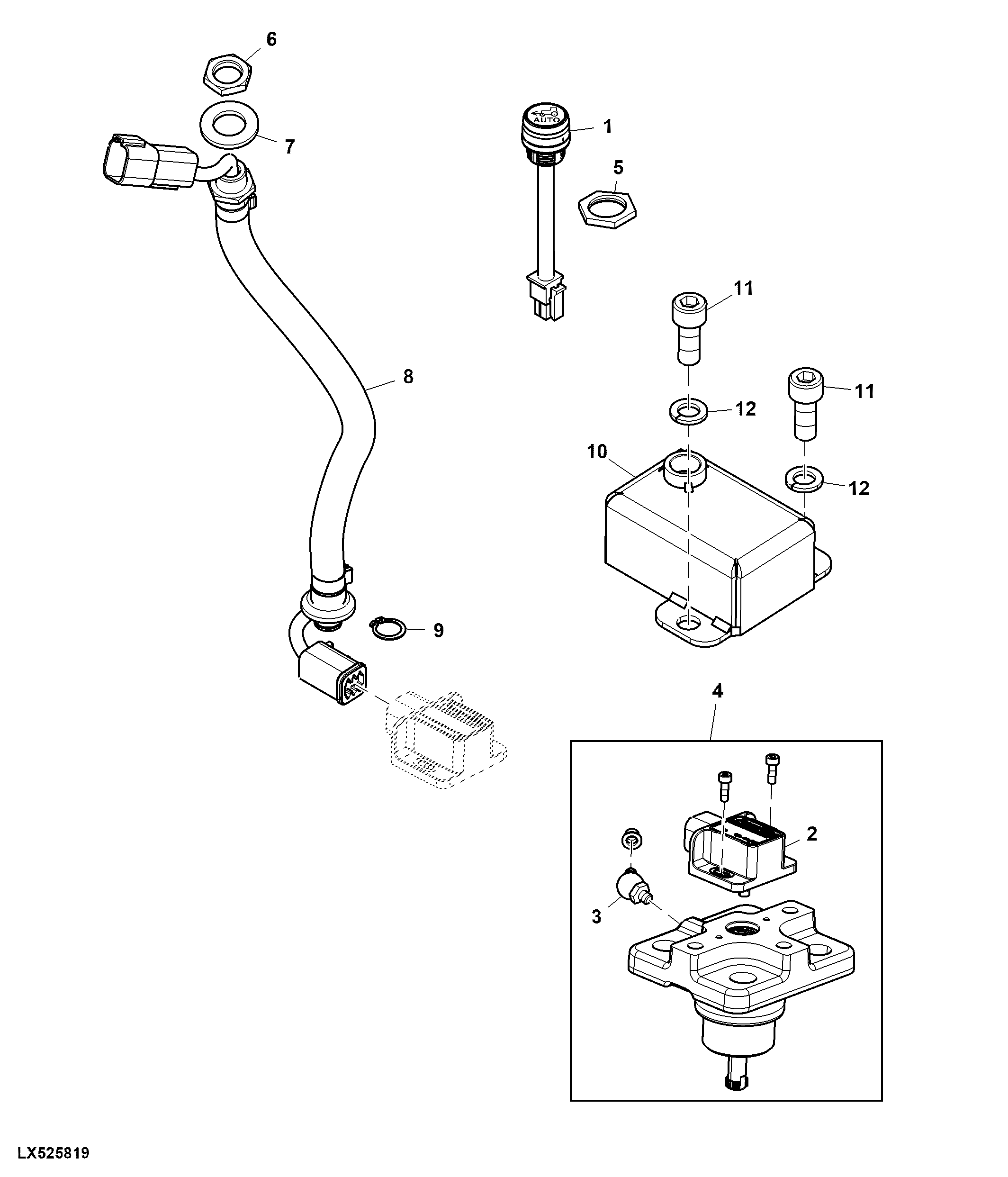 Steering Sensor, W/ Front Fenders (x11563 - )
