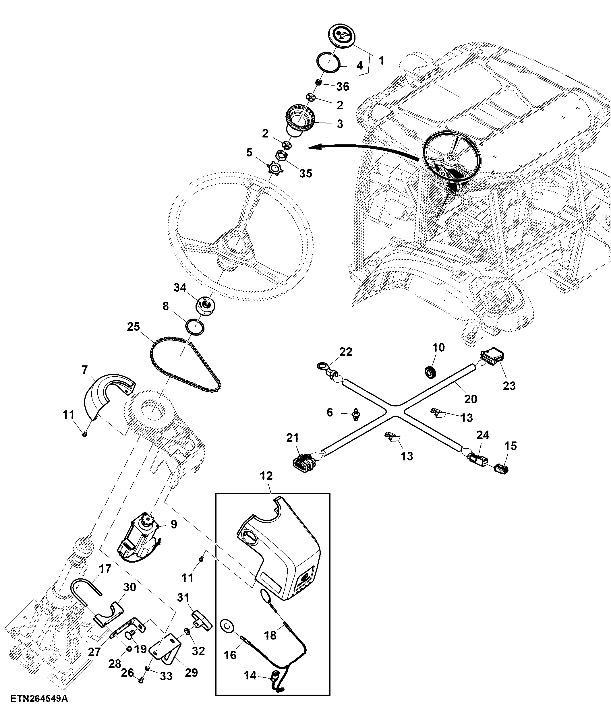 Steering Controls, AutoTrac™ Universal 300, Wet Clutch