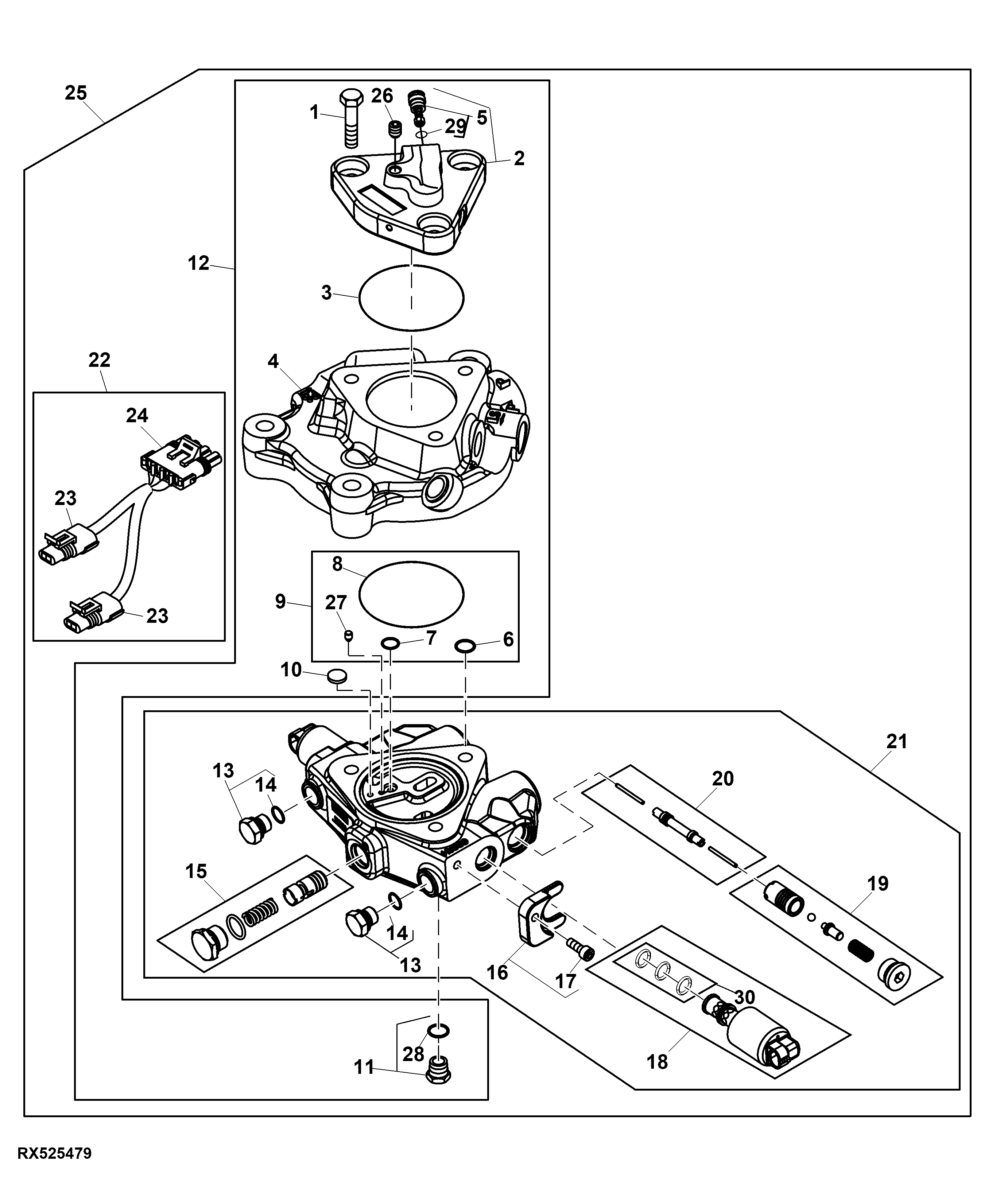 Selective Control Valve (Auxiliary) (W/ Deluxe End Cover)