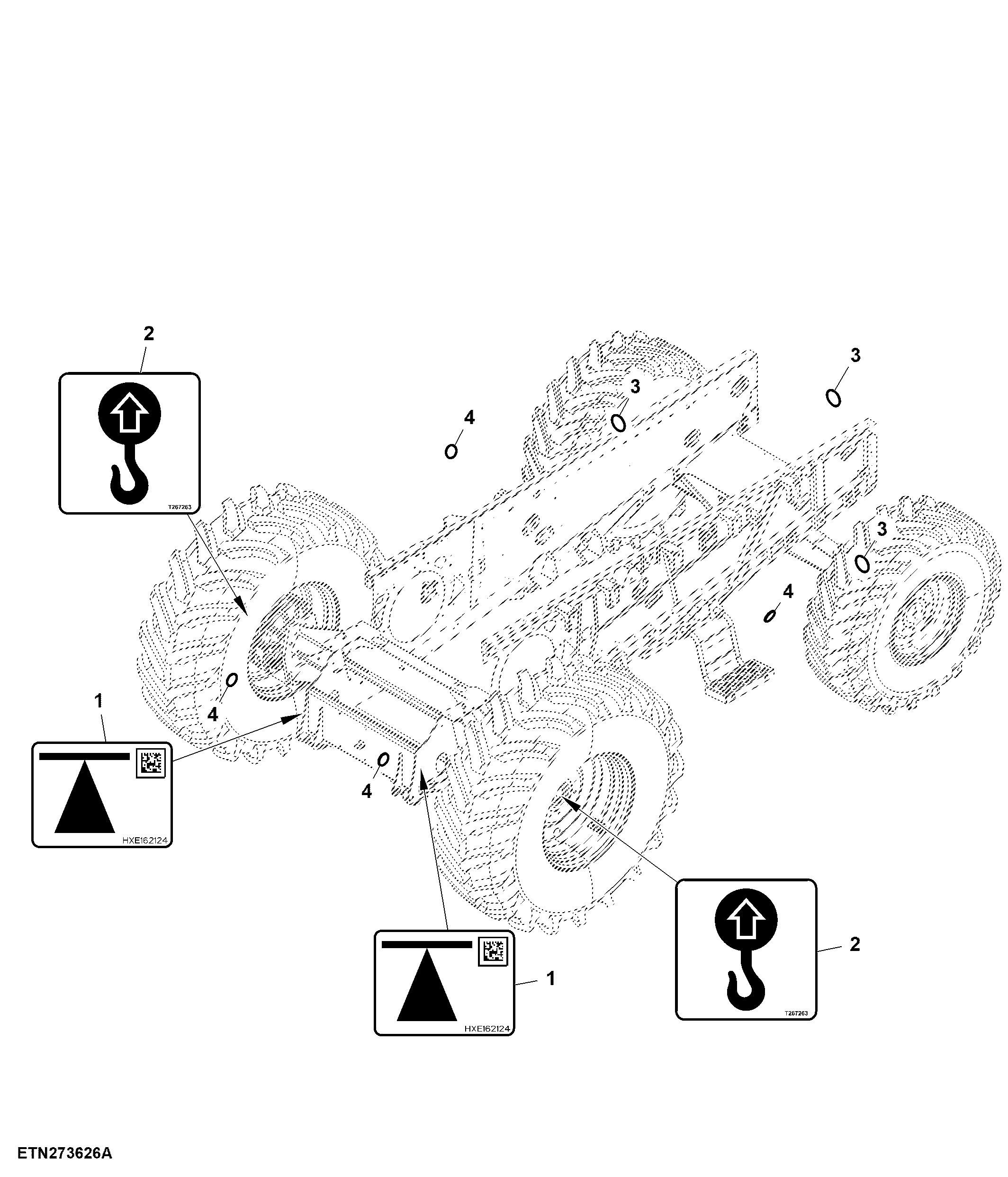 Chassis Decals, Text Free, For CIS Countries