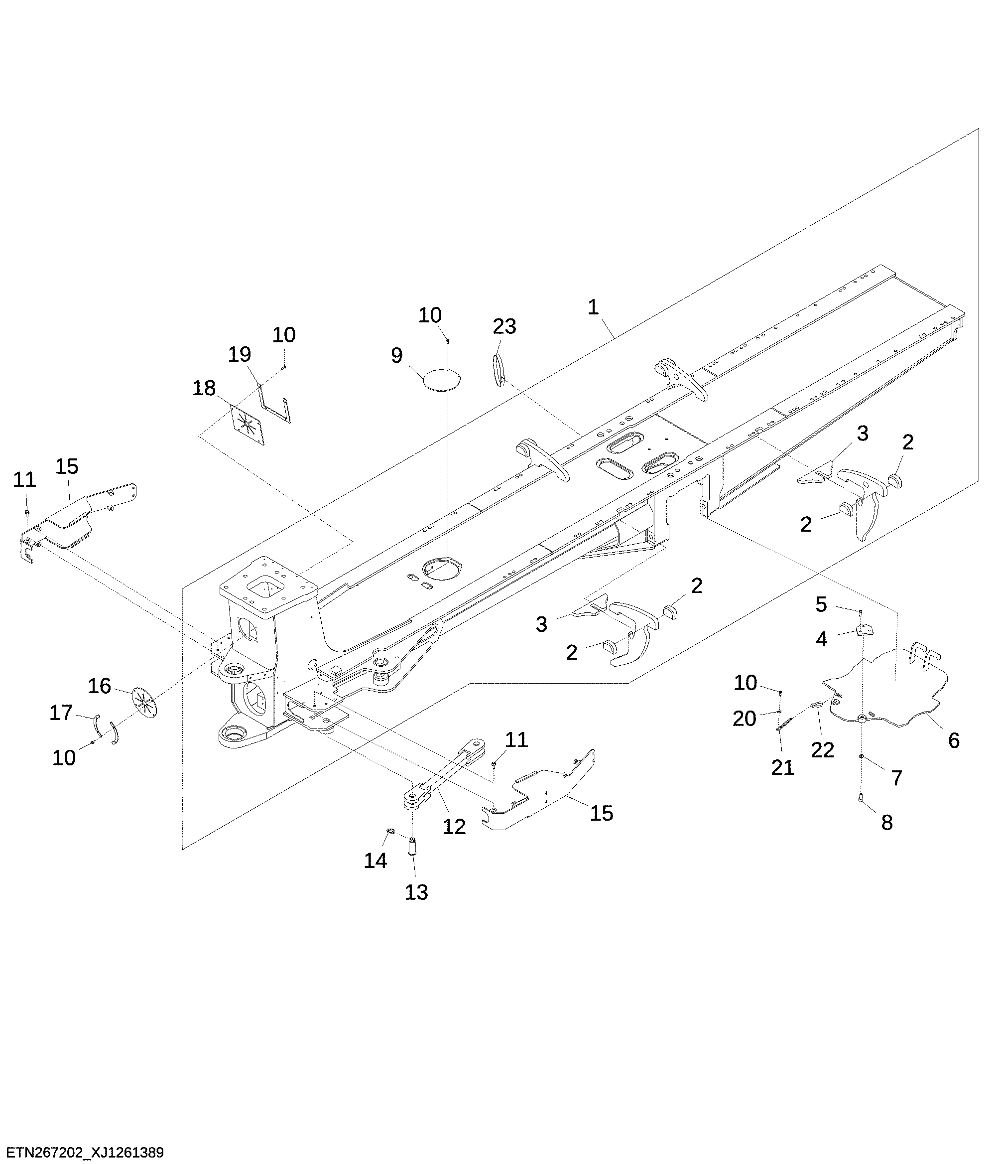 Covers and Shields, Long Frame, Rear, CF5, CF5H
