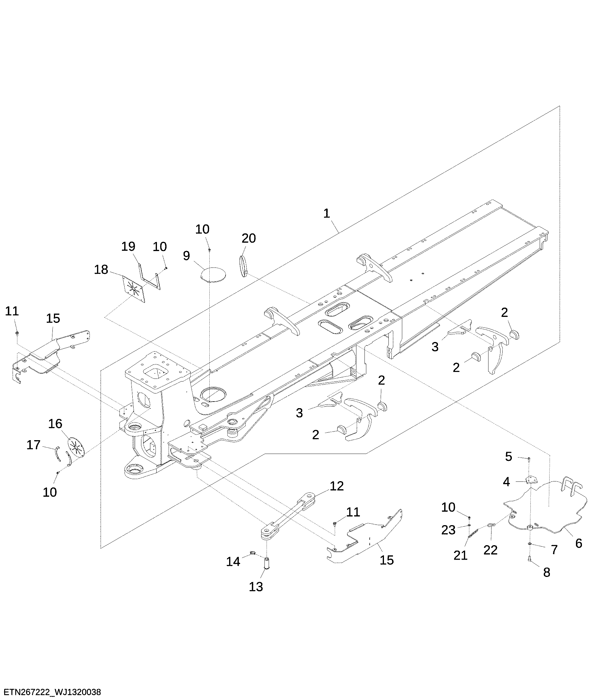 Covers and Shields, Extra Short Frame, Rear, CF5, CF5H