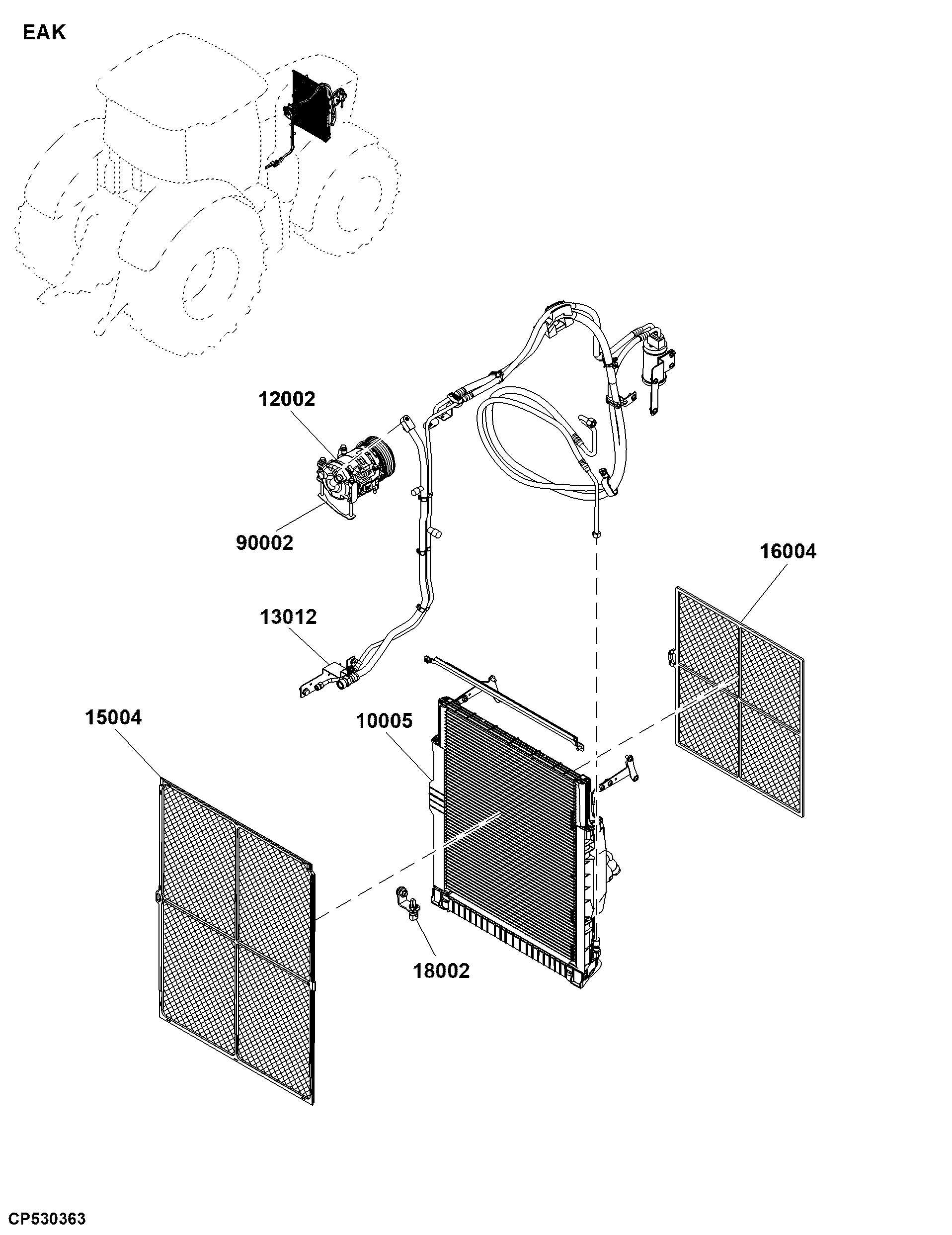 EAK Air Conditioning System, Engine Auxiliaries Related