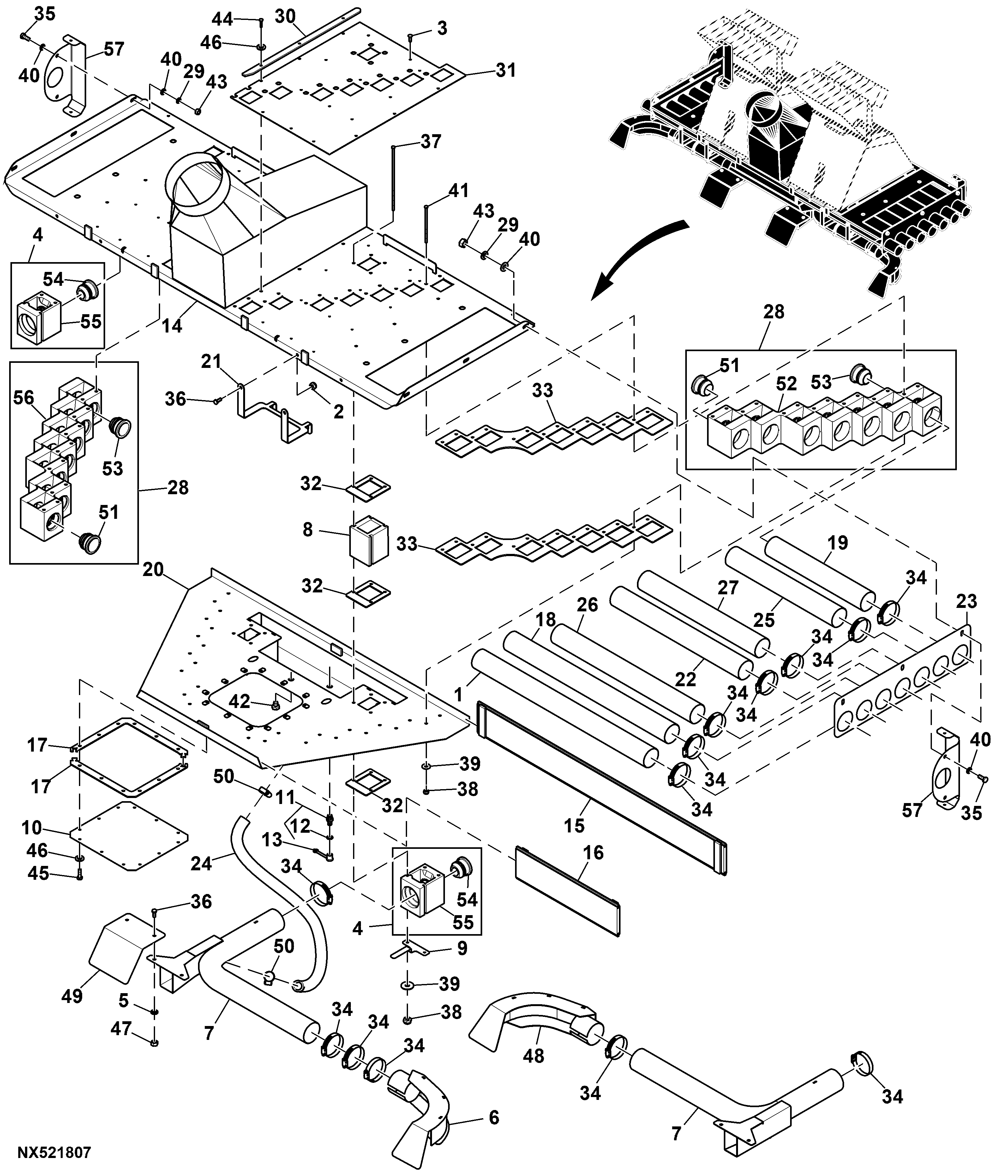 Venturi, Dry Box Spreader Distribution Manifold