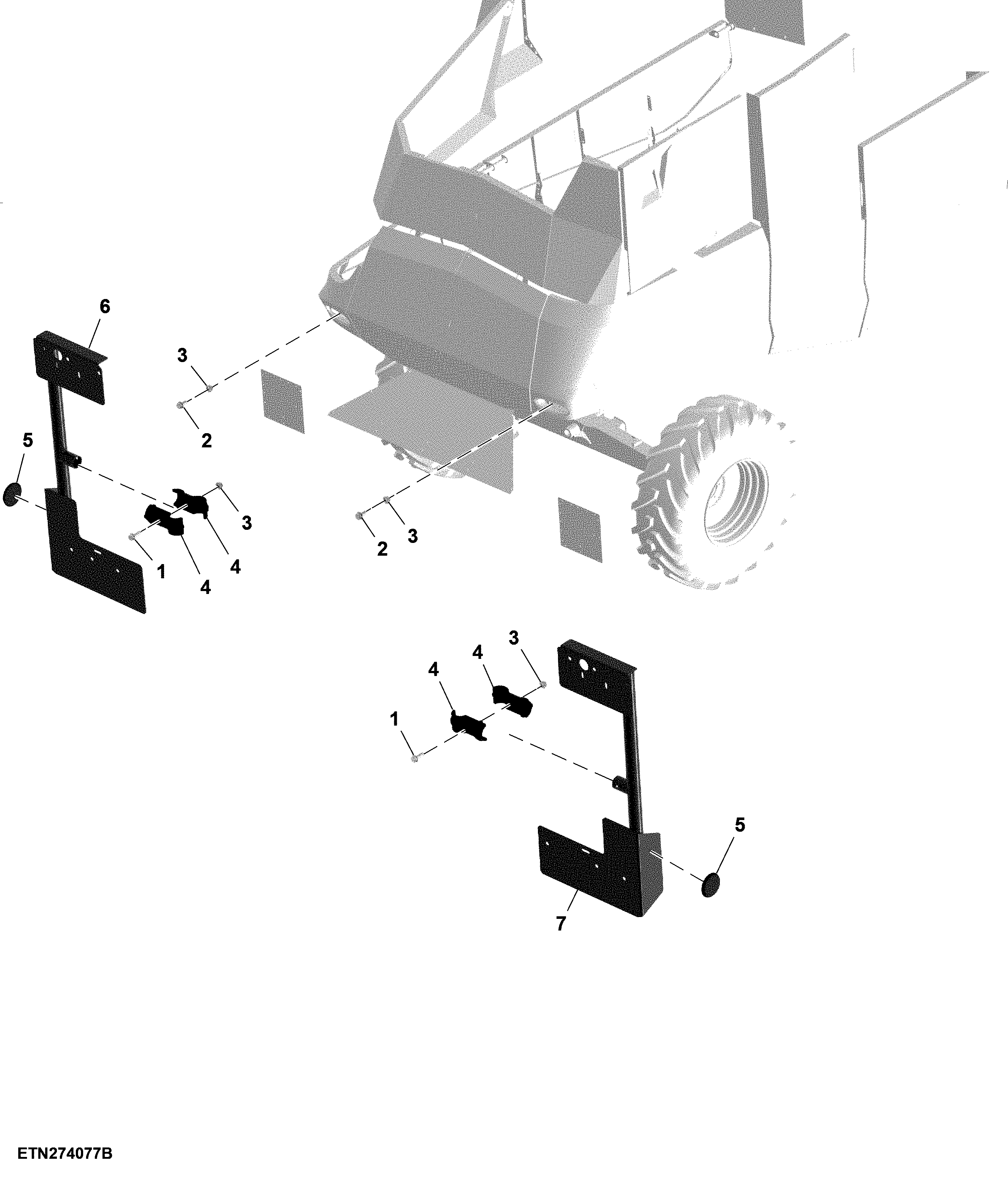 Bracket, Rear Light Support, For CIS Countries