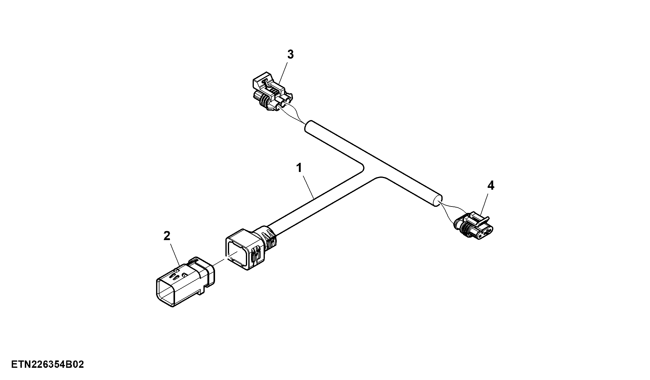 Wiring Harness, Amber Front Warning Light (3 of 3)