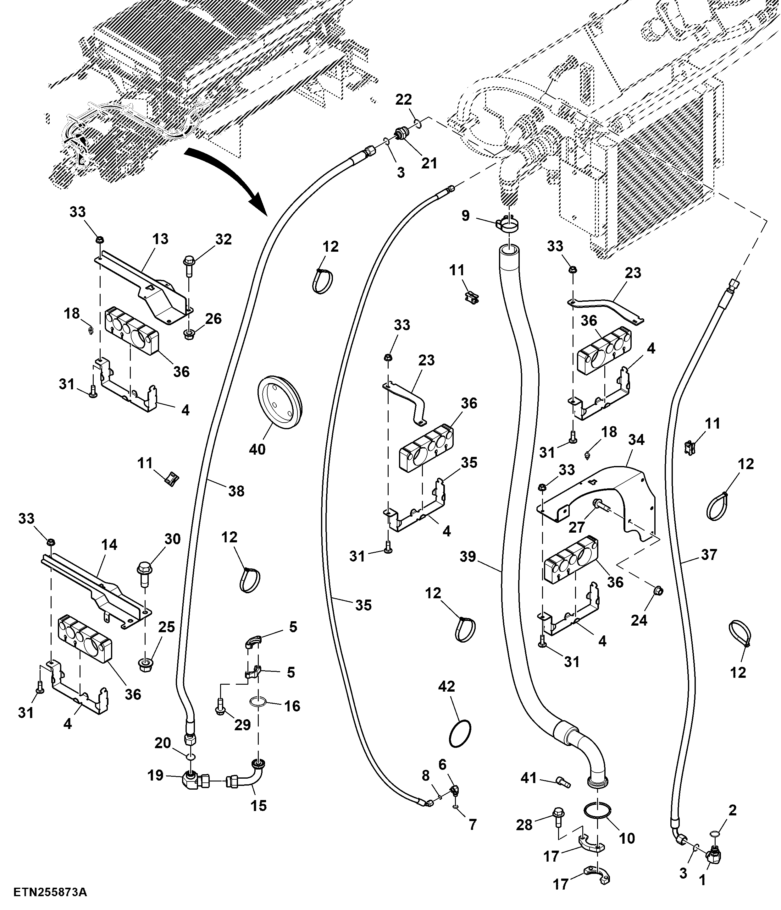 Mountings and Fittings, Hydraulic System, Drybox Spreader