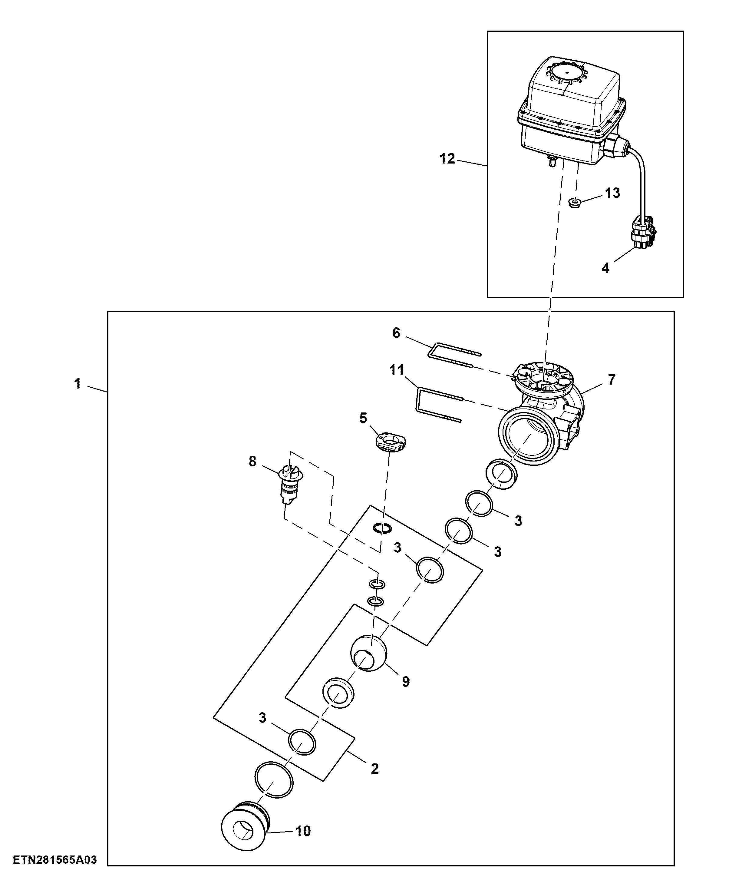 Electric Ball Valve, 2 Way, 1 in., Flanged Both Side