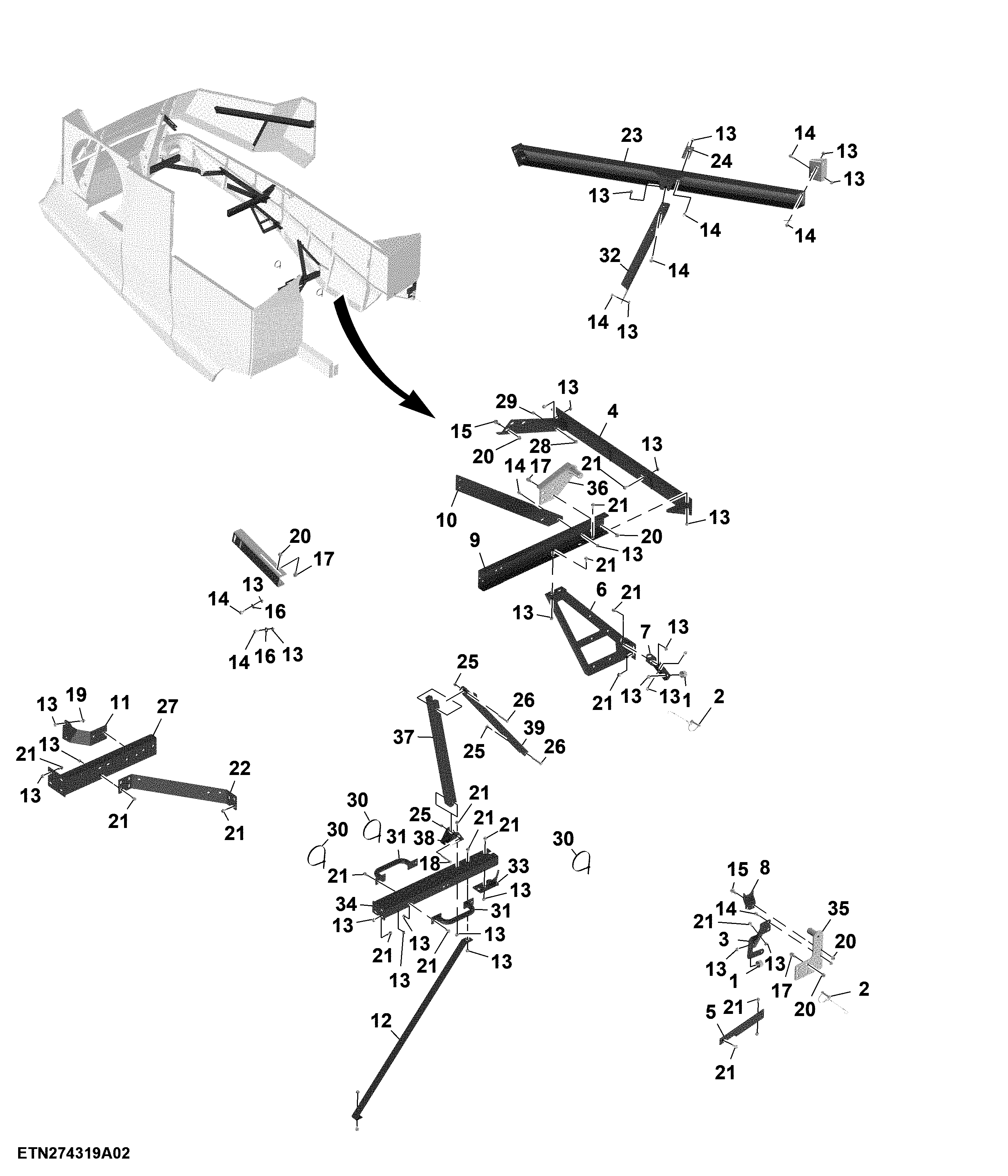 Brackets, Styling Panel, LH, For CIS Countries