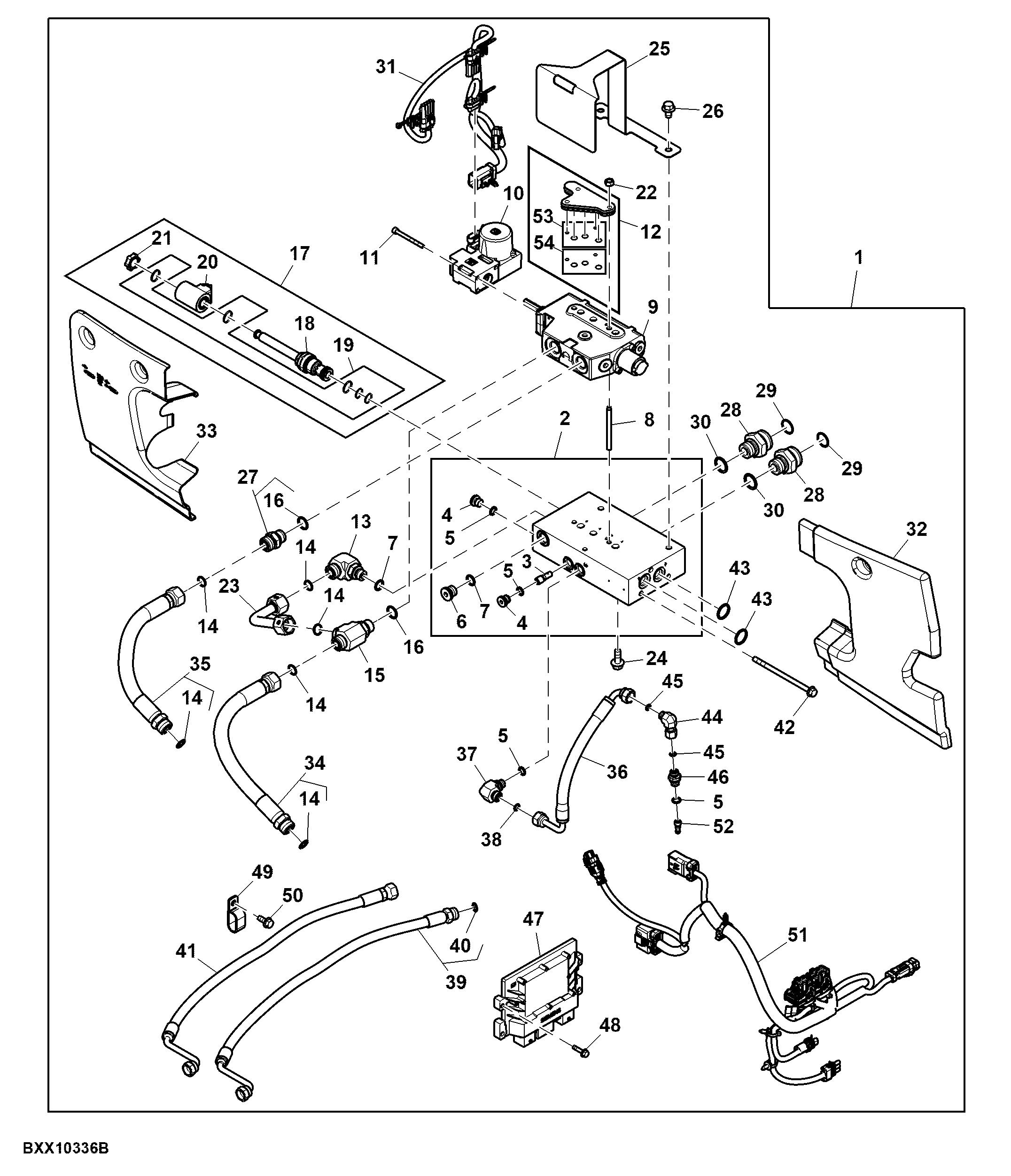 Selective Control Valve, Front Hitch Ready, W/ TLS™, Attachment