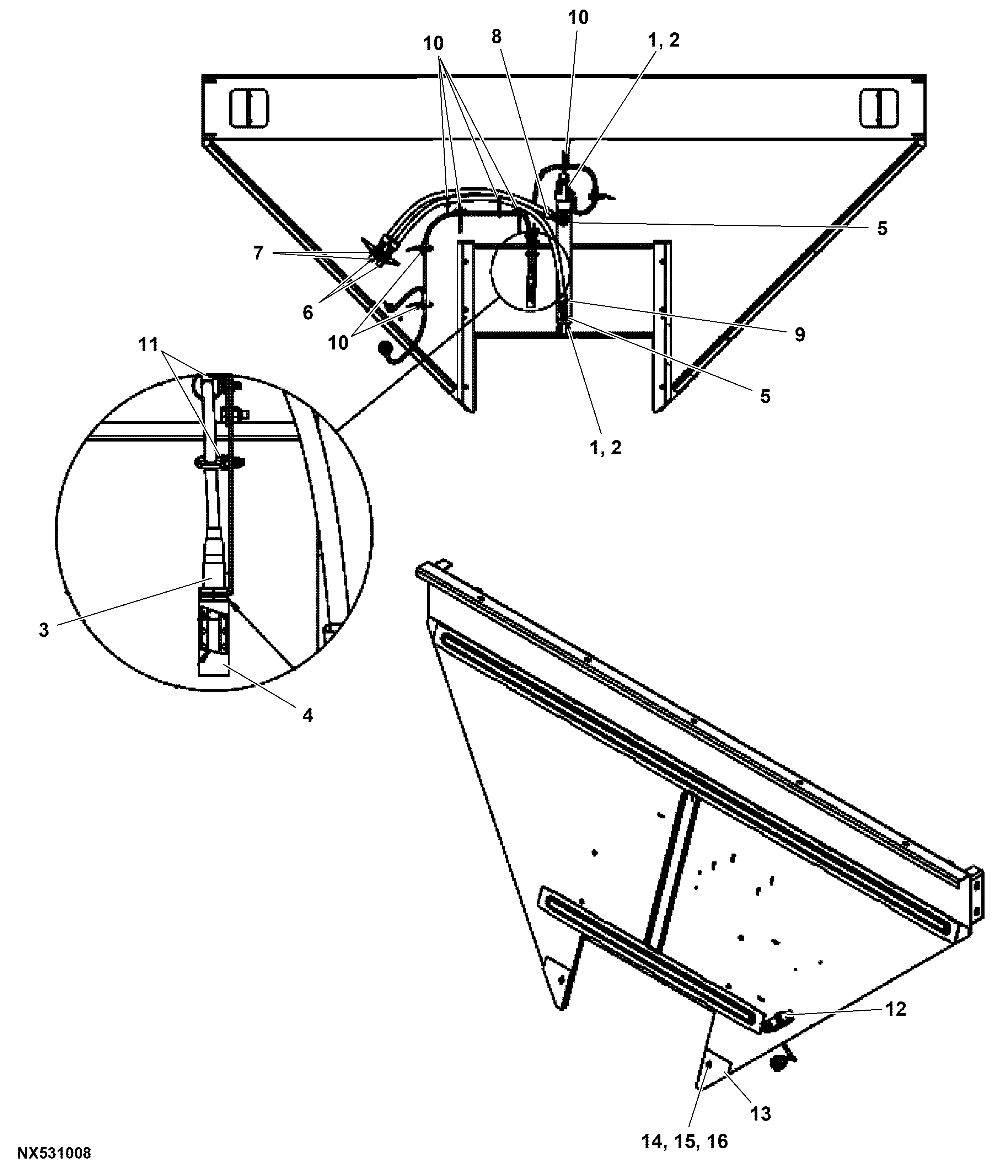 Endgate W/ Feedgate, Hydraulic Hoses (2 of 2)