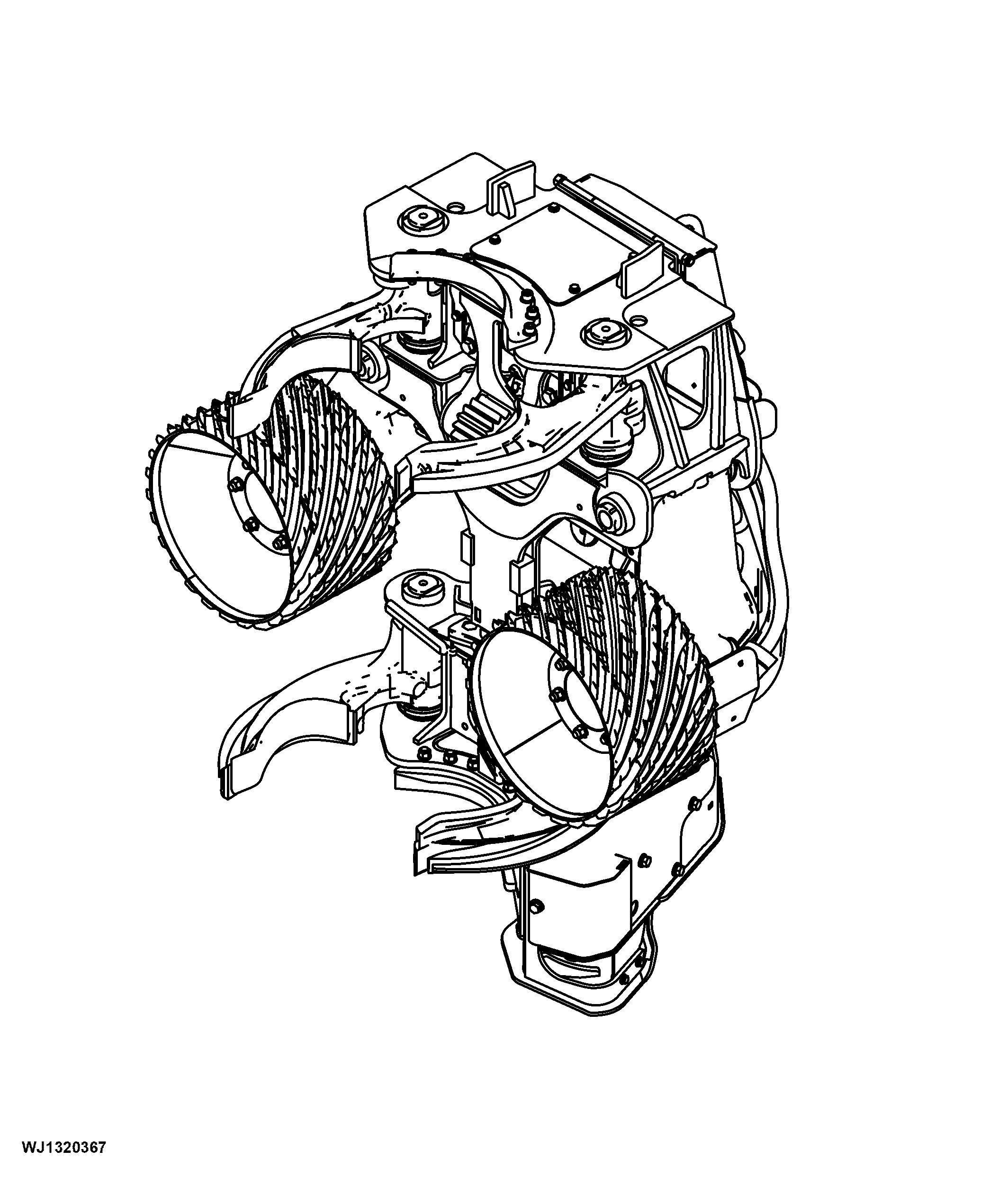 H225E Harvester Head (PIN: 1EJH225E_ _0000501- )