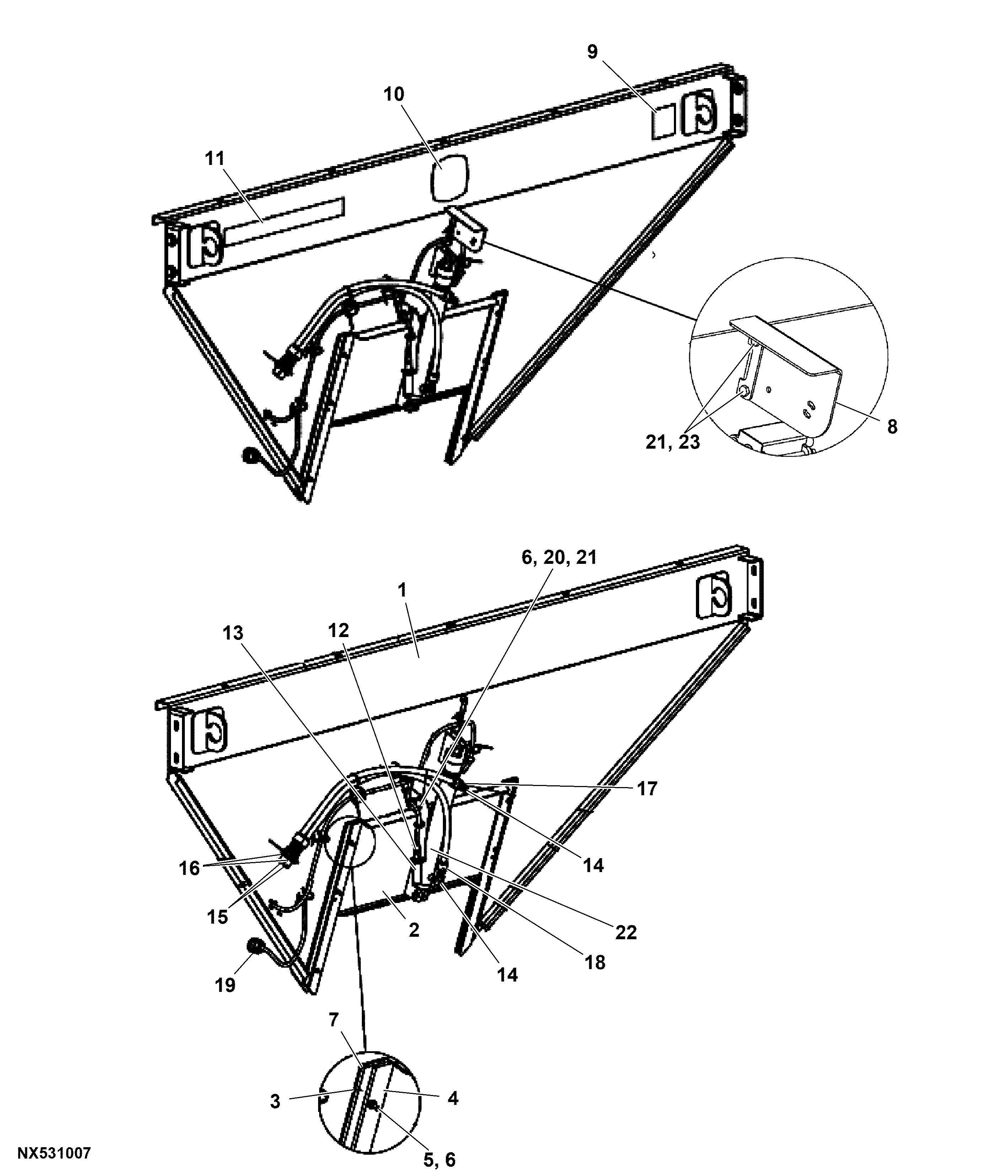 Endgate W/ Feedgate, Hydraulic Hoses (1 of 2)