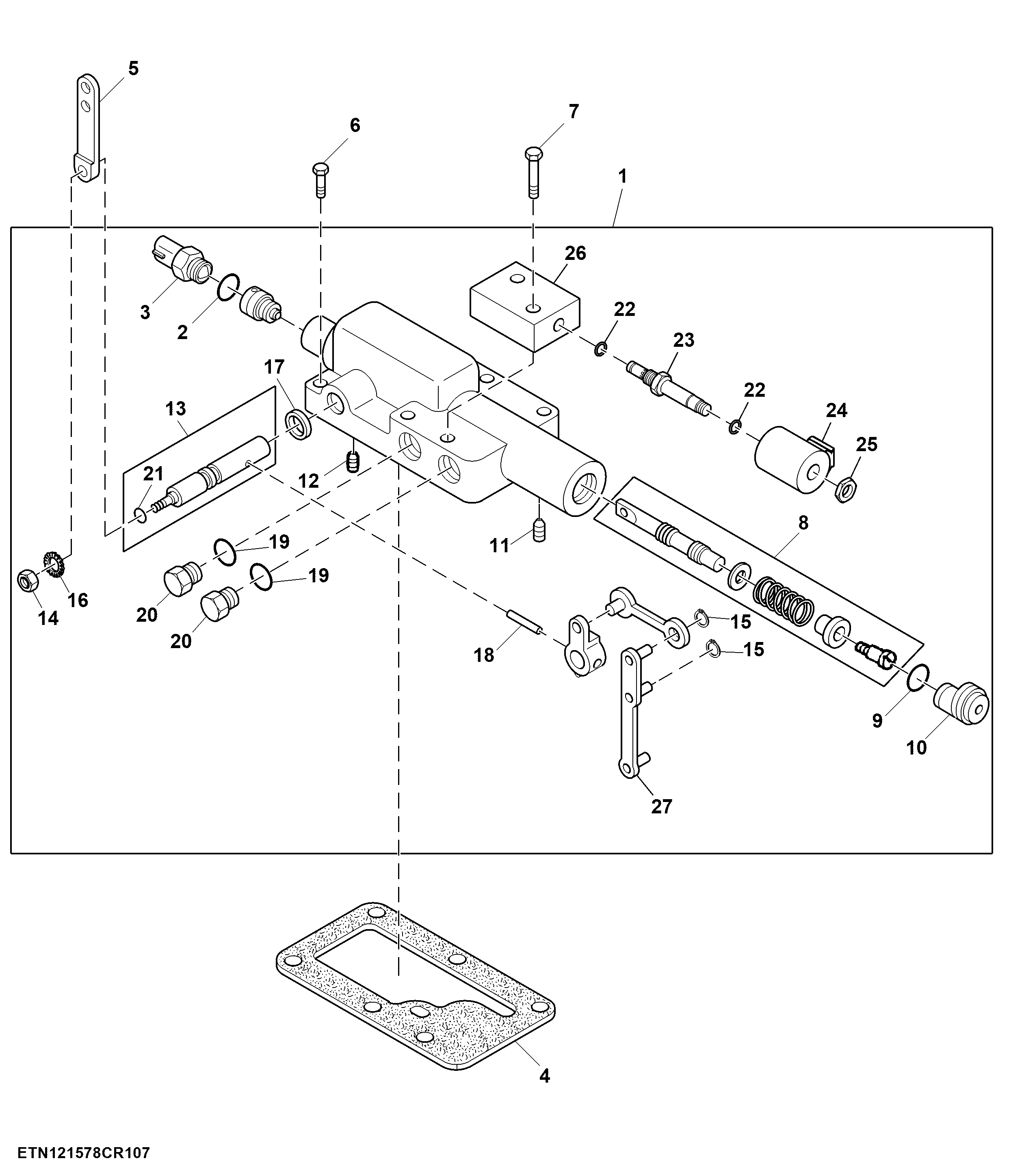 Hydrostatic Drive Displacement Control Valve (7 of 7)