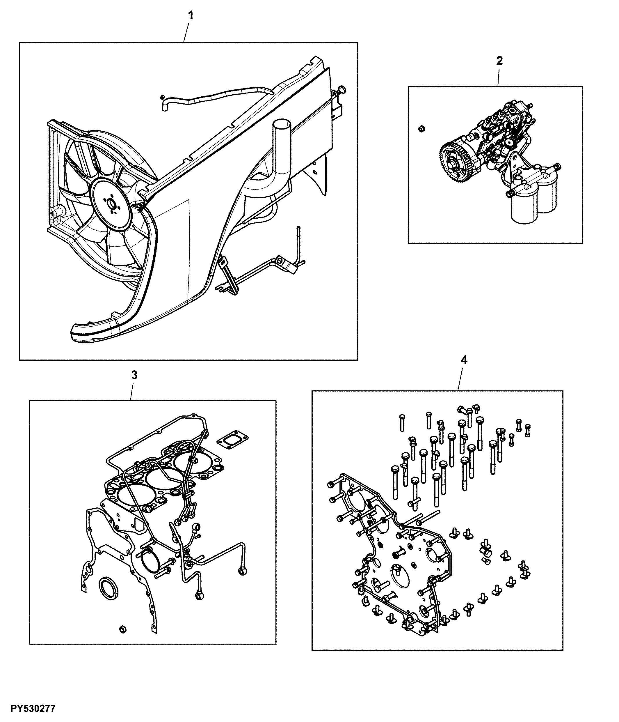 Attachment, Rotary to Inline Conversion, Vehicle