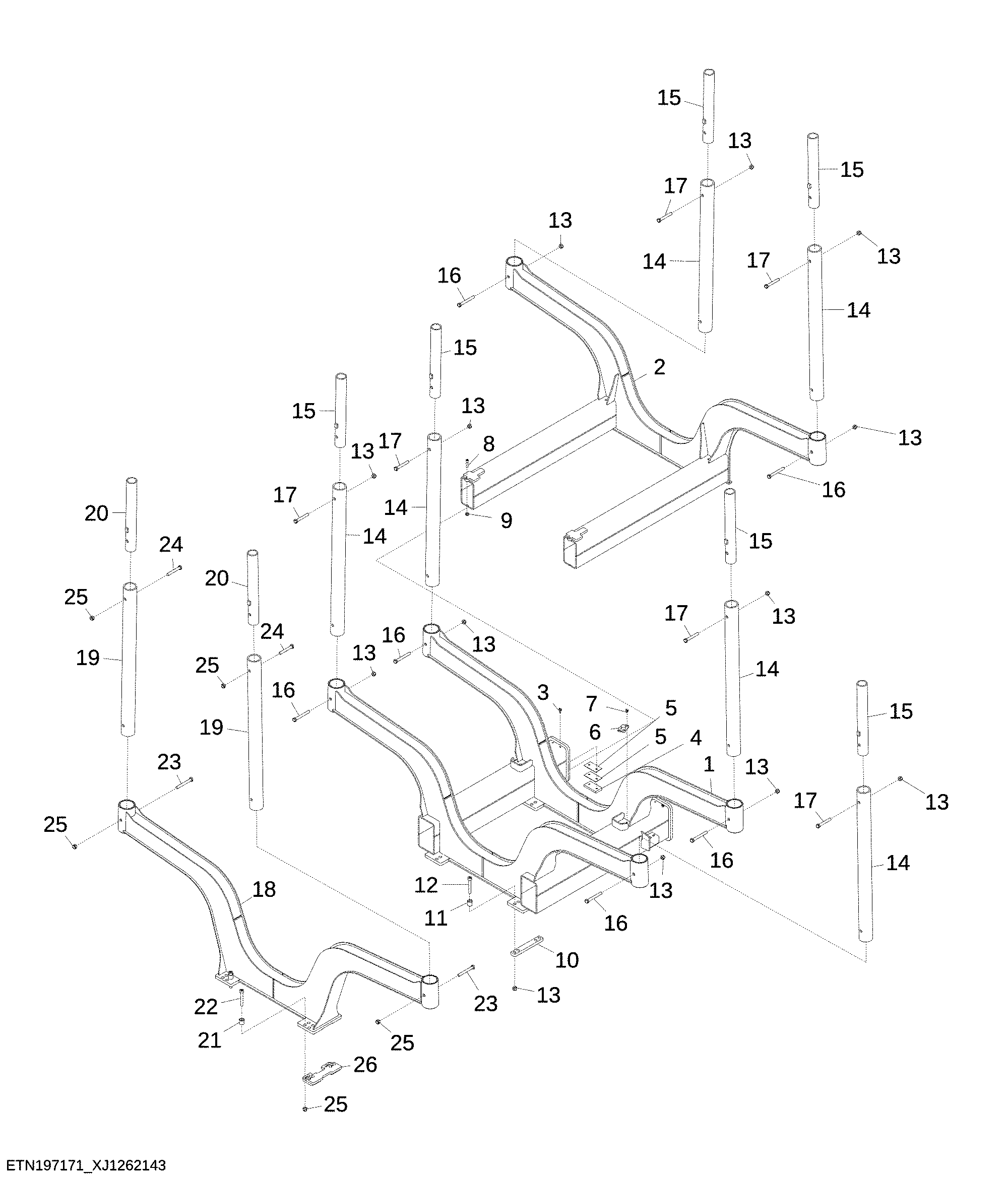 Extended Loadspace, Fixed Headboard, 4.6 m²
