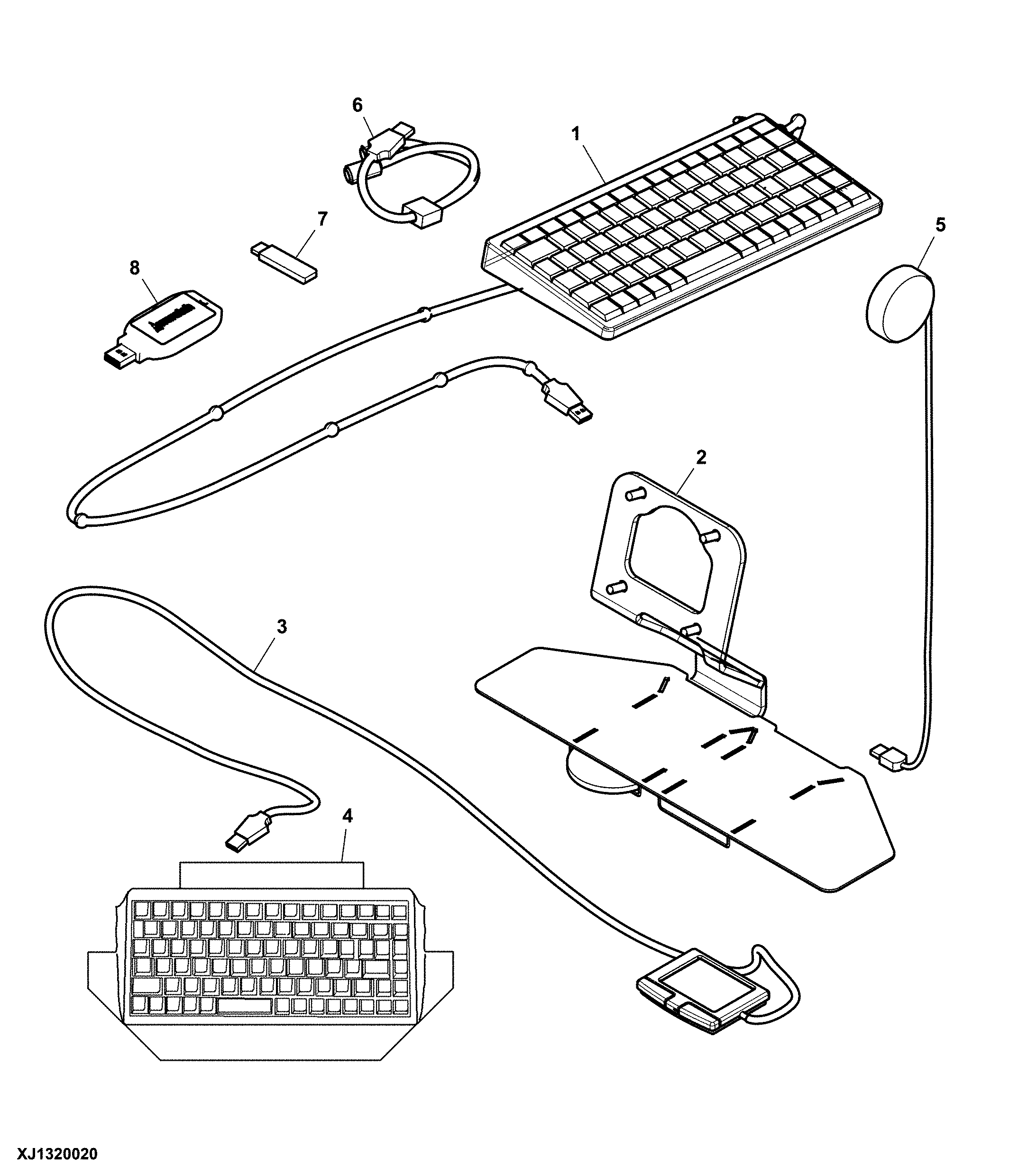 GPS, WaratahMate, Wired Keyboard and Bracket