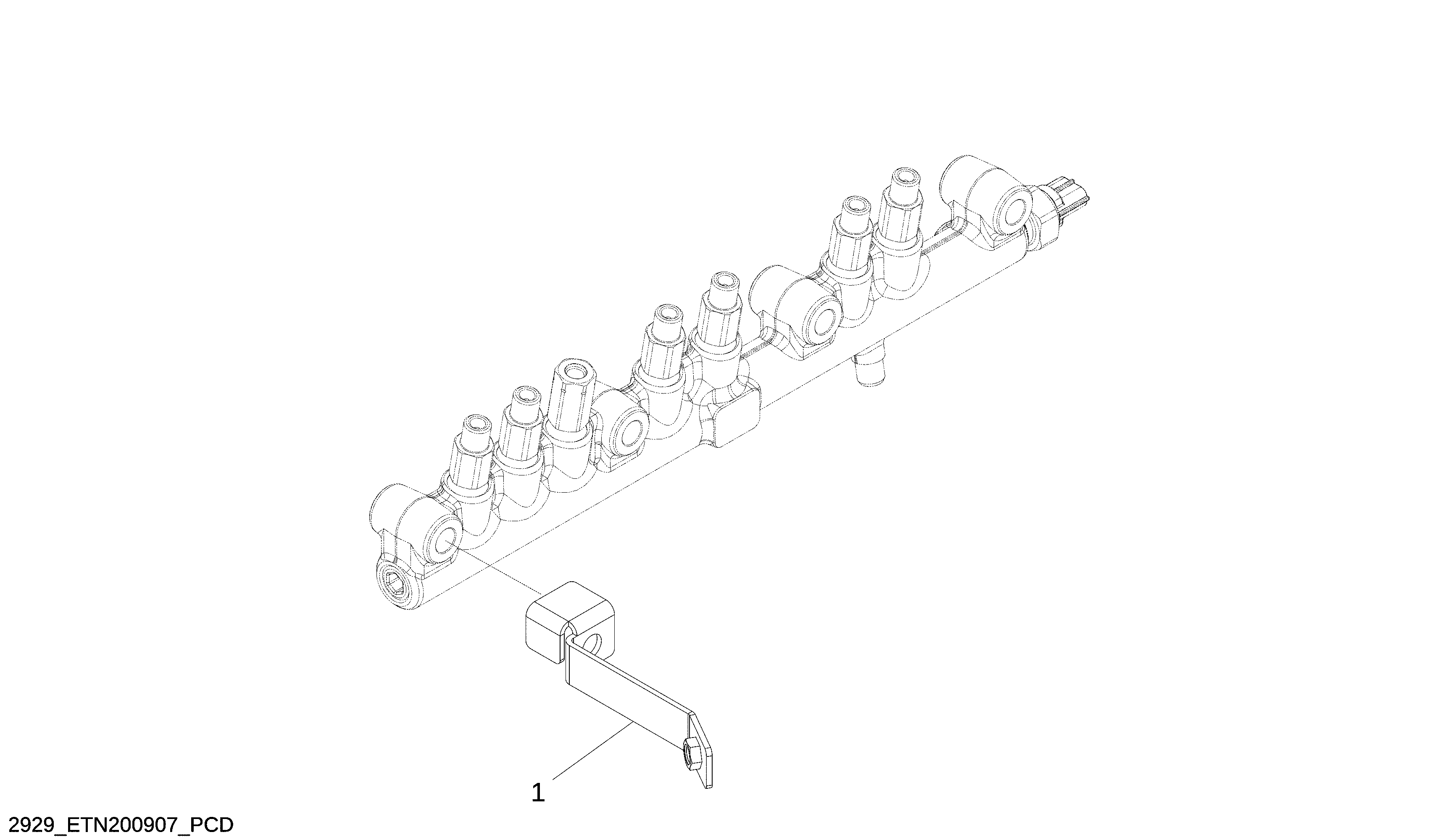 2929 Ventilating System Bracket (030535 - )