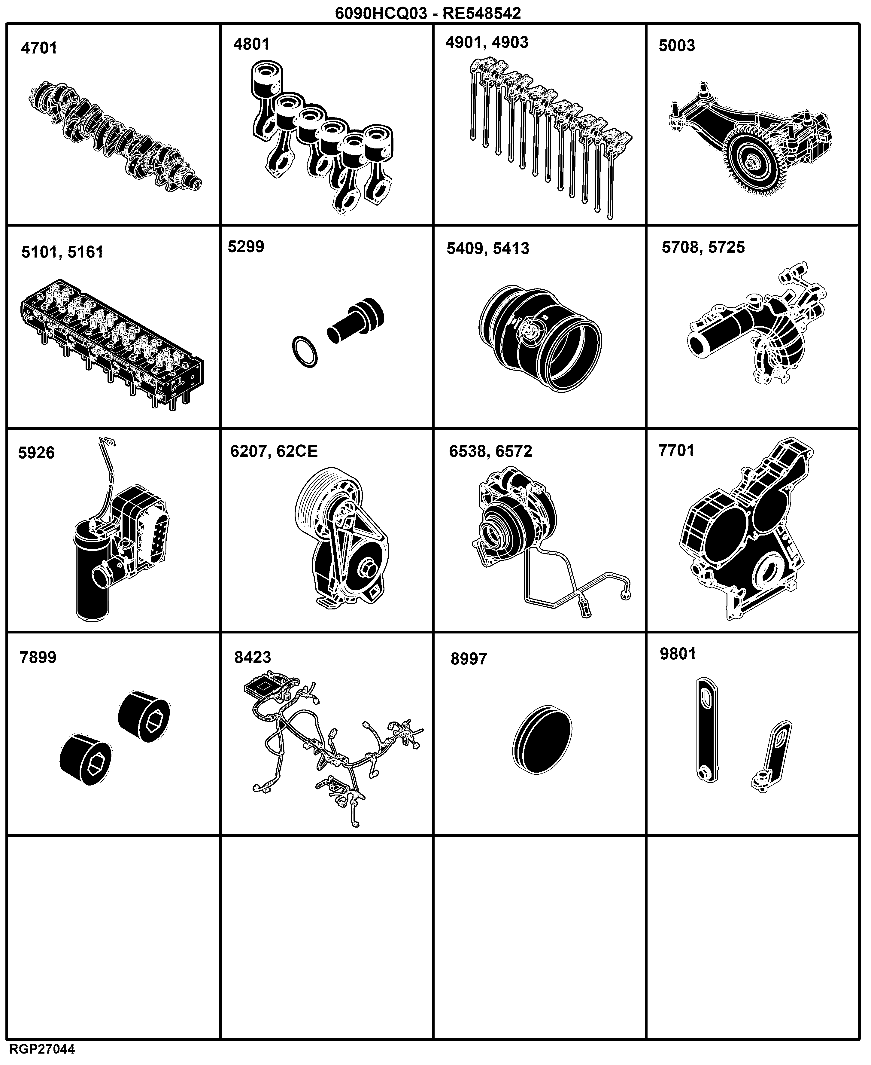 E1 Engine 6090HCQ03-RE548542