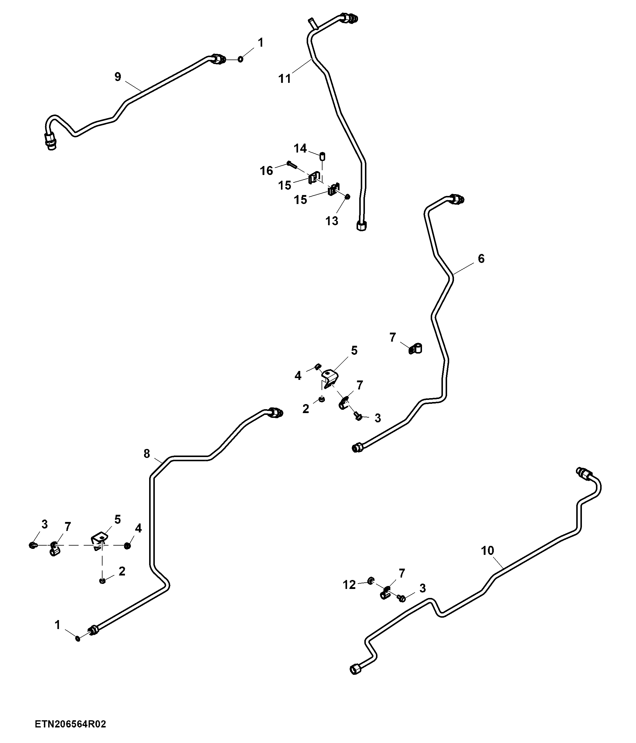 Oilline , Lines and Fittings , Steering Valve