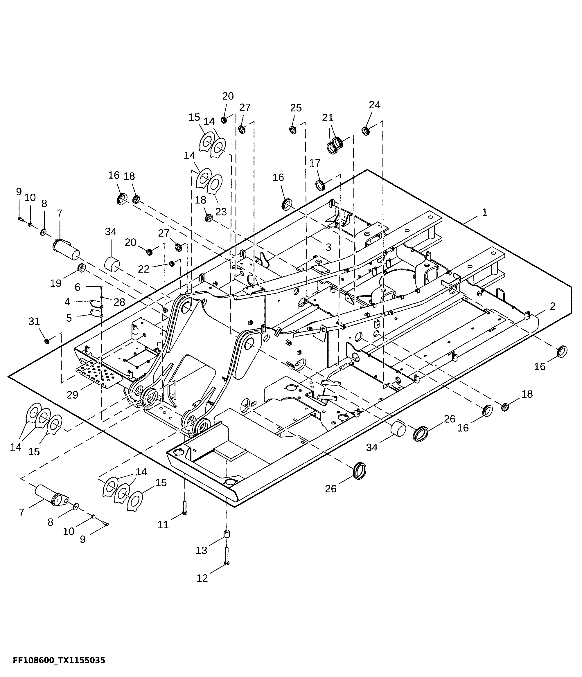 Main Frame (Engine 6090HT012-RE548089) ( - 811697)