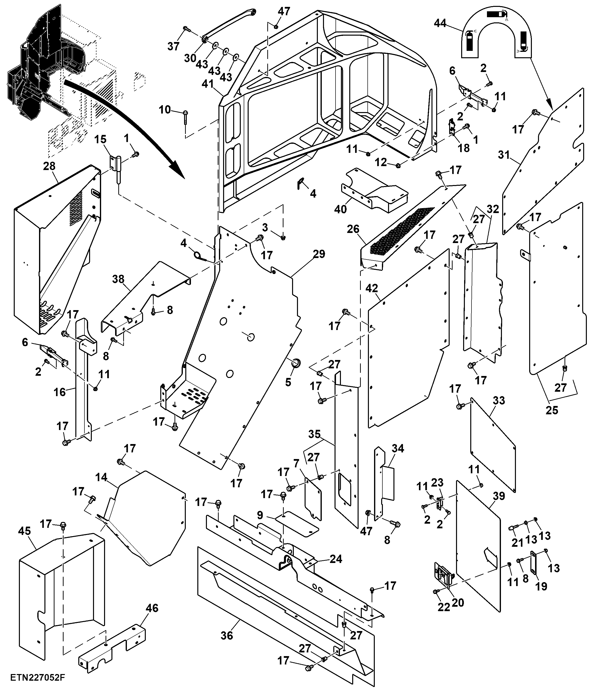 Shields, Supports and Side Panels, FT4 (1/2)