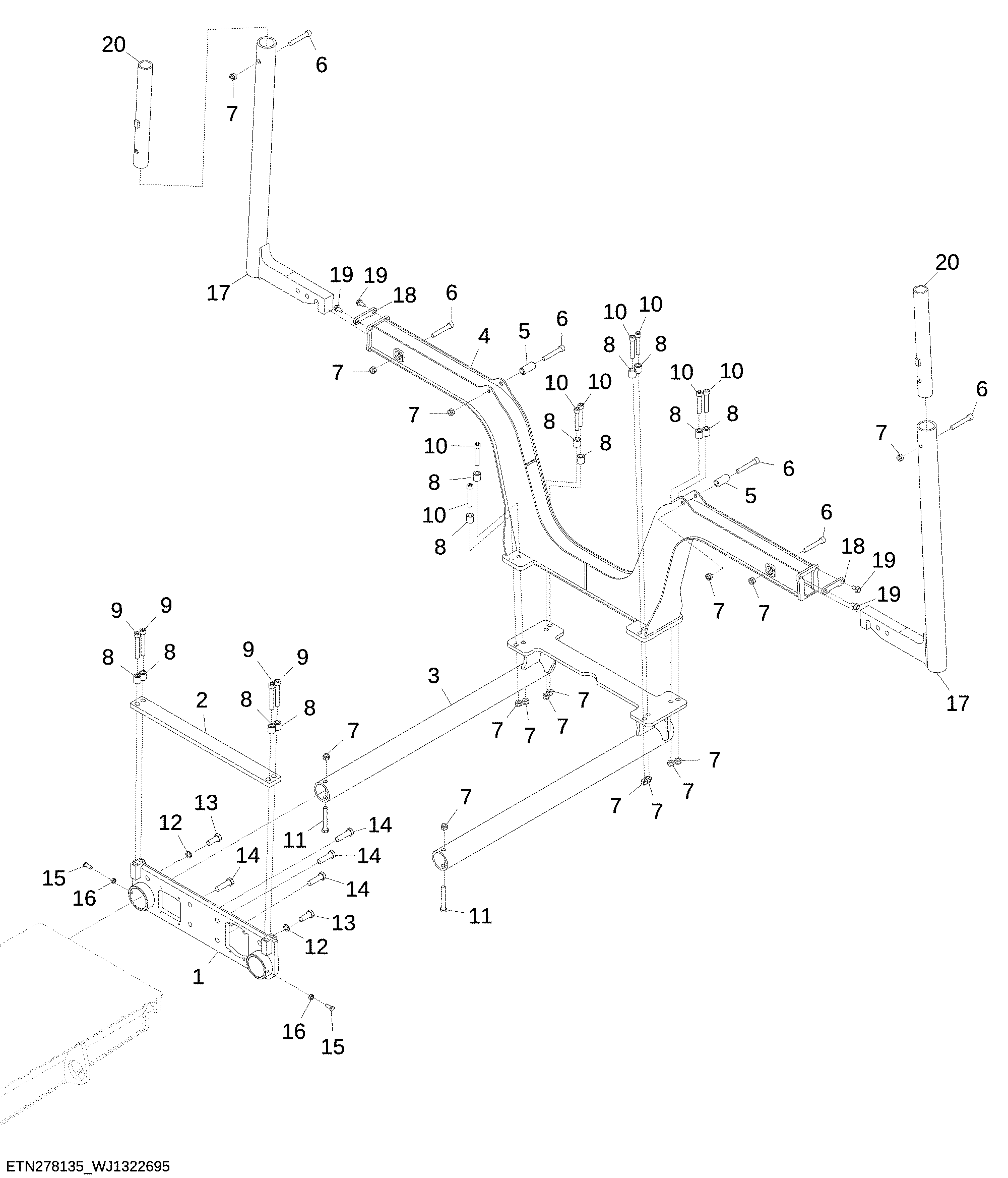 Load Space Extension 4.4 m², VLS, Manually Adjustable, Optional