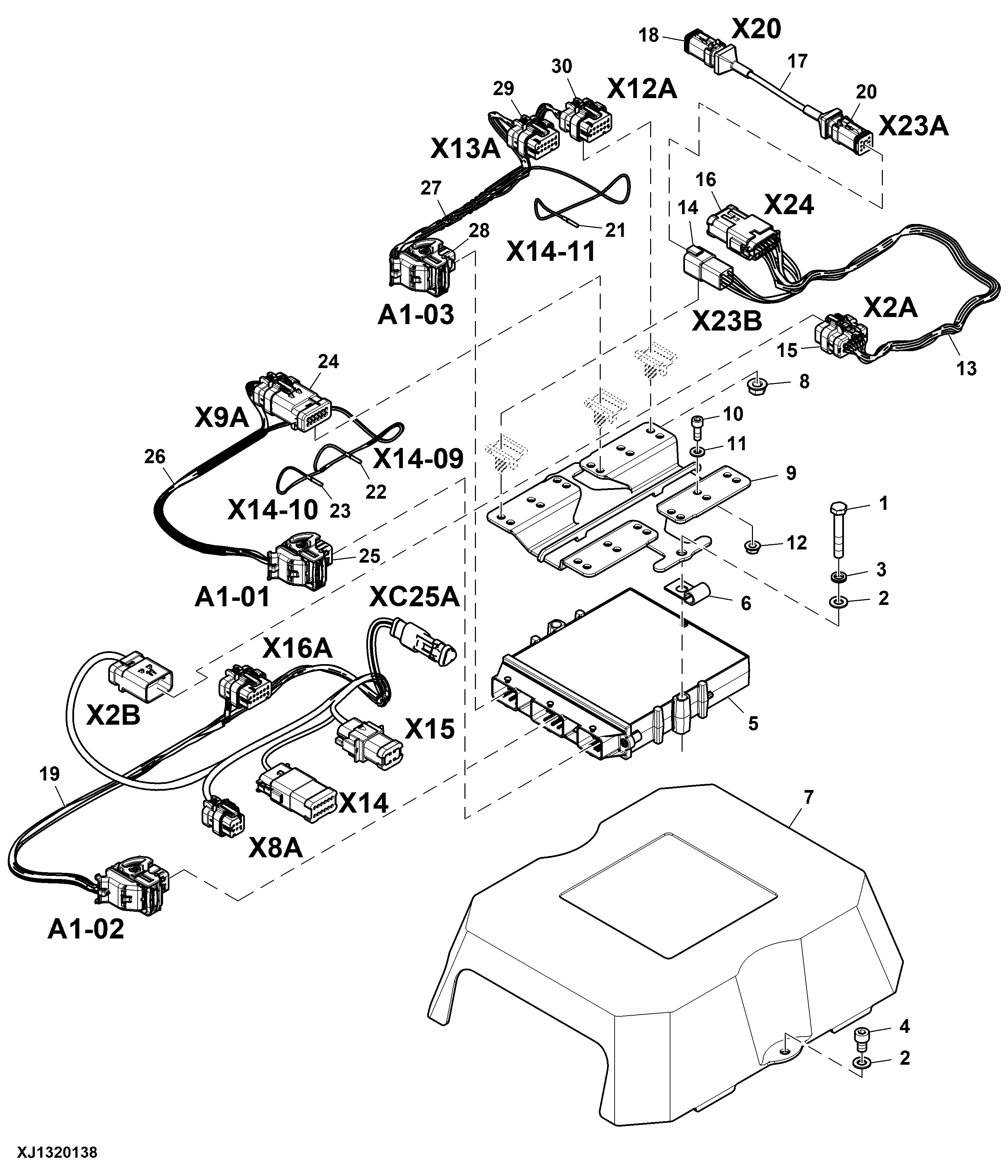 Cab Unit — Non-CAN Third Party Handle — Two-Position Switch