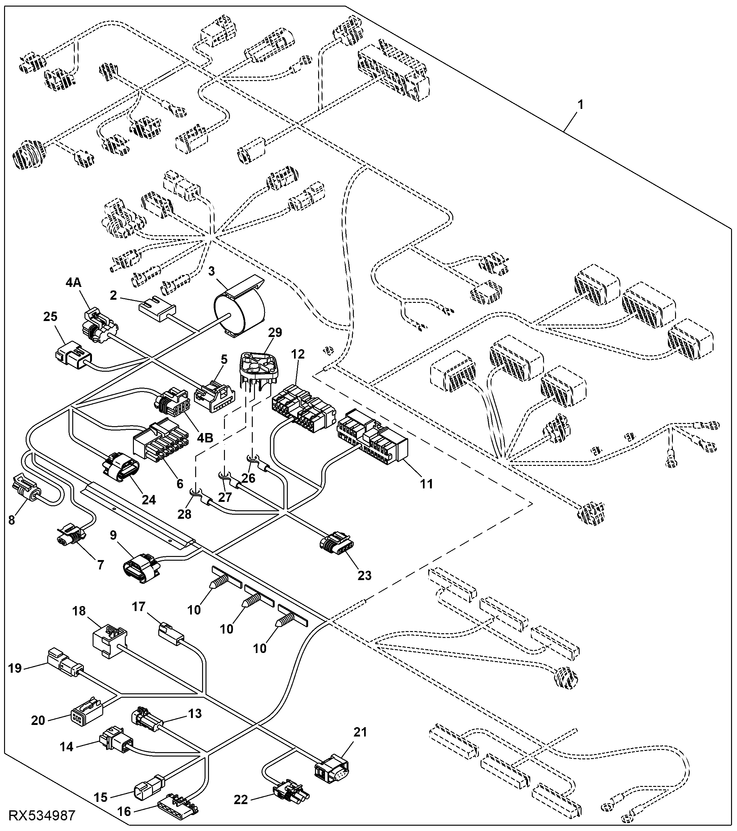 Cab Wiring Harness Connectors (1/3) (European Version), IVT™