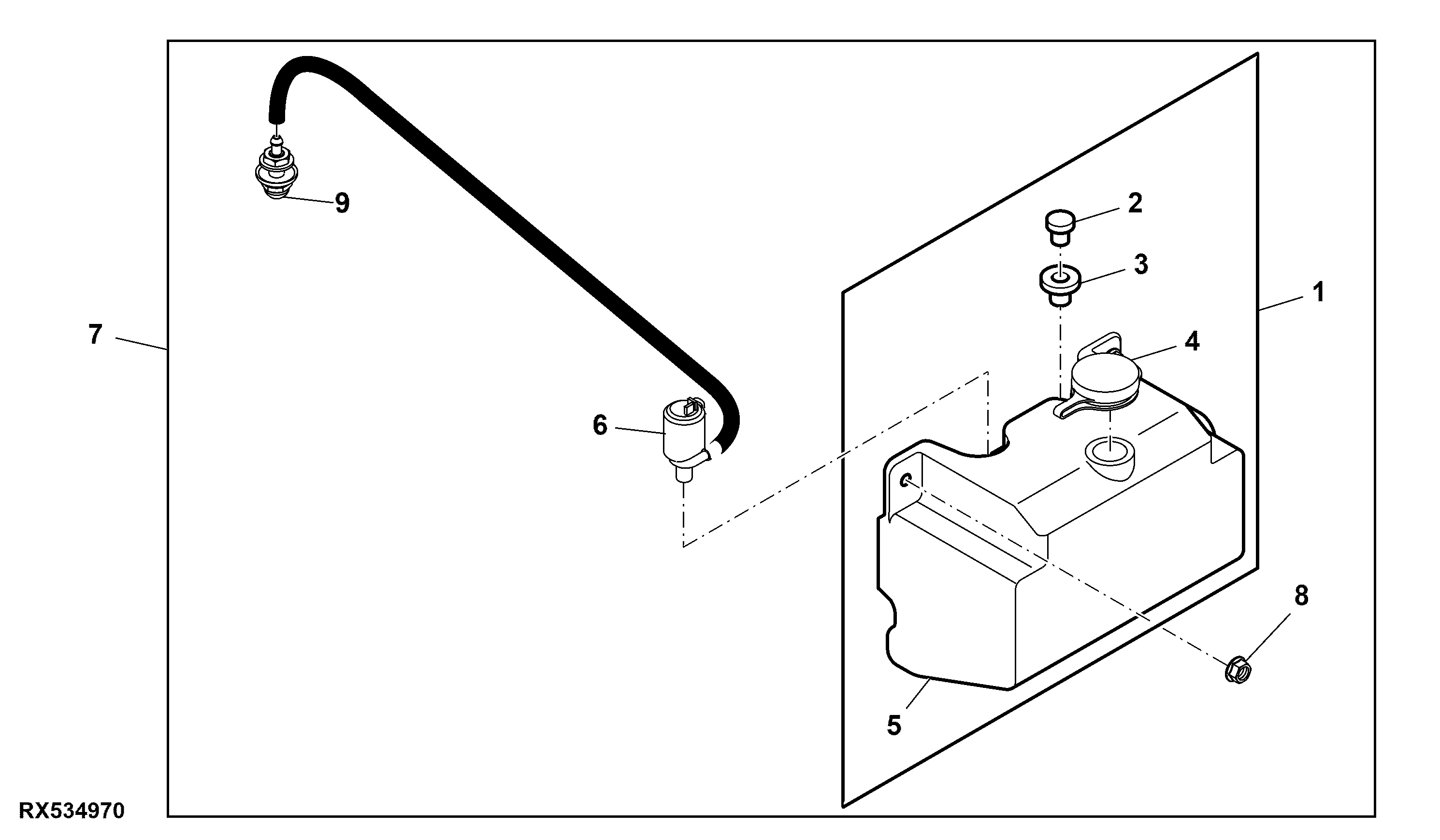 Windshield Washer System with Reservoir and Pump, Kit