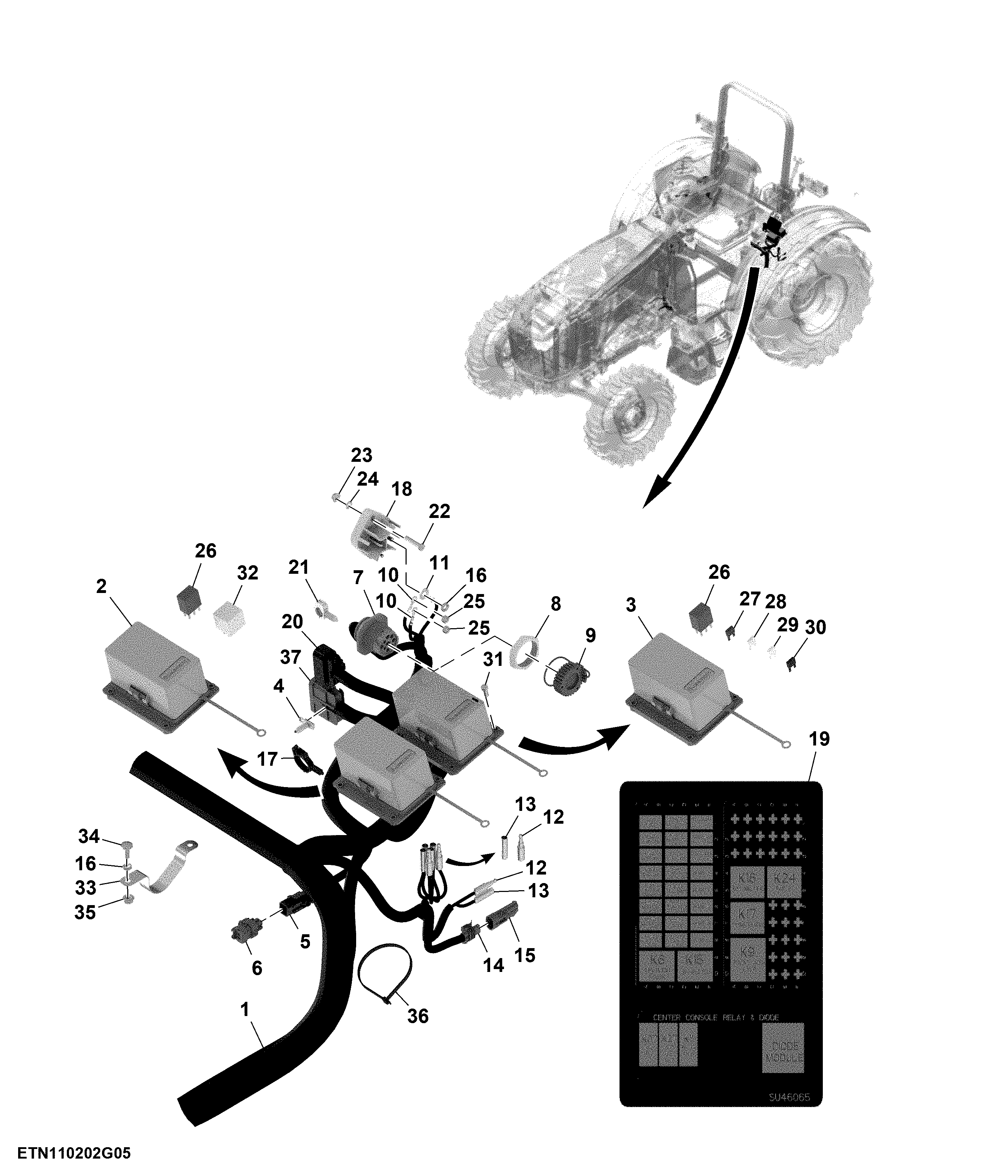 OOS Wiring Harness Connectors, PowrReverser™ (5/6)