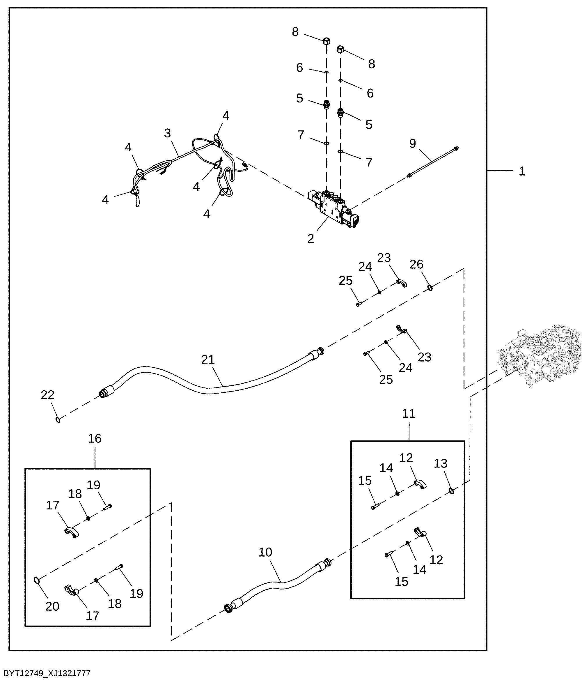 Five and Six Function Auxiliary Control Valve Kit