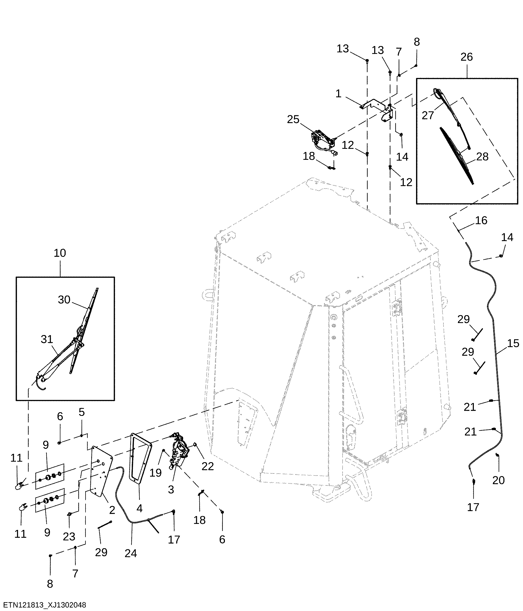 Front and Rear Windshield Wiper (705256 - )