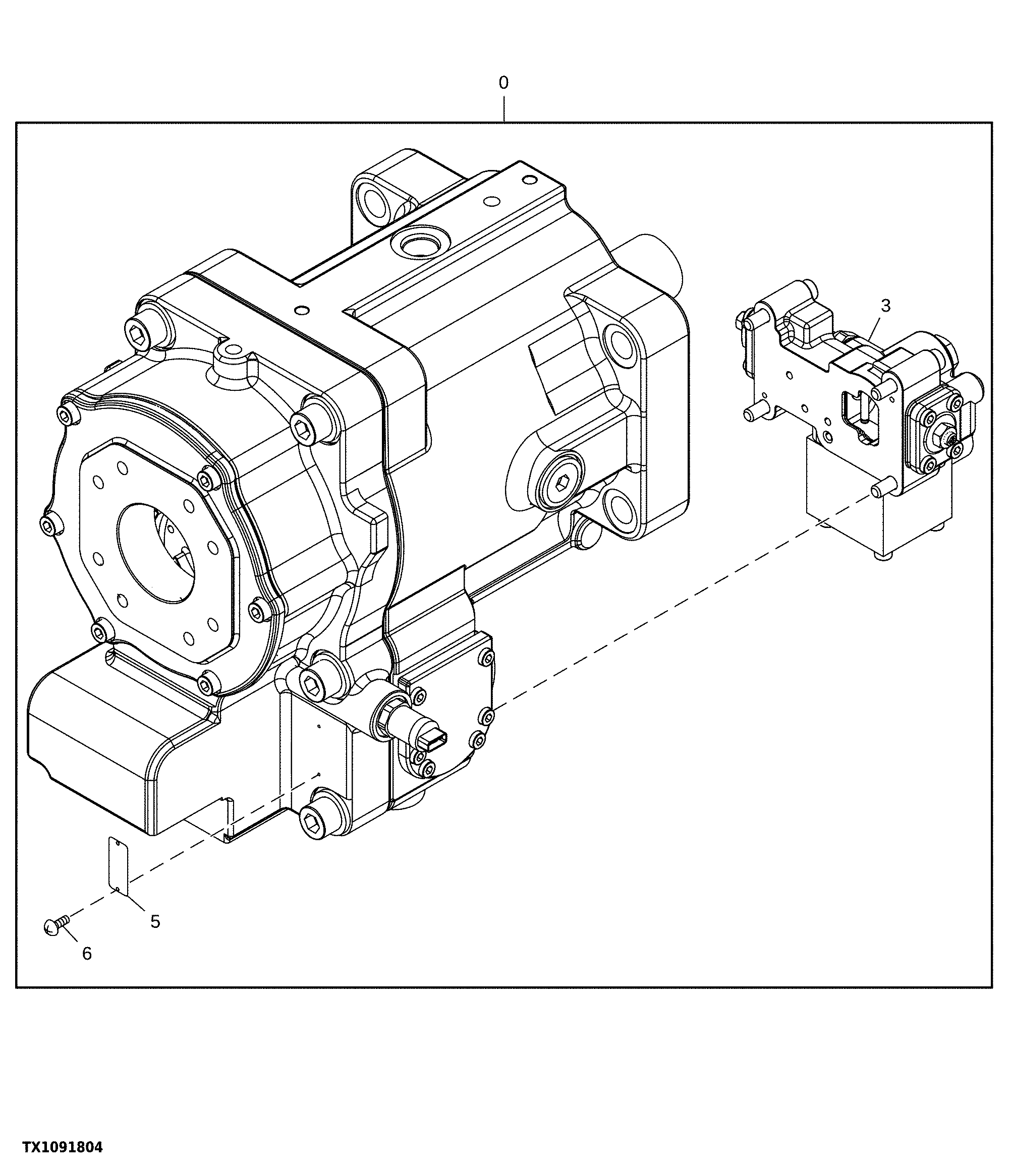 Hydraulic Pump Rotating Group and Regulator